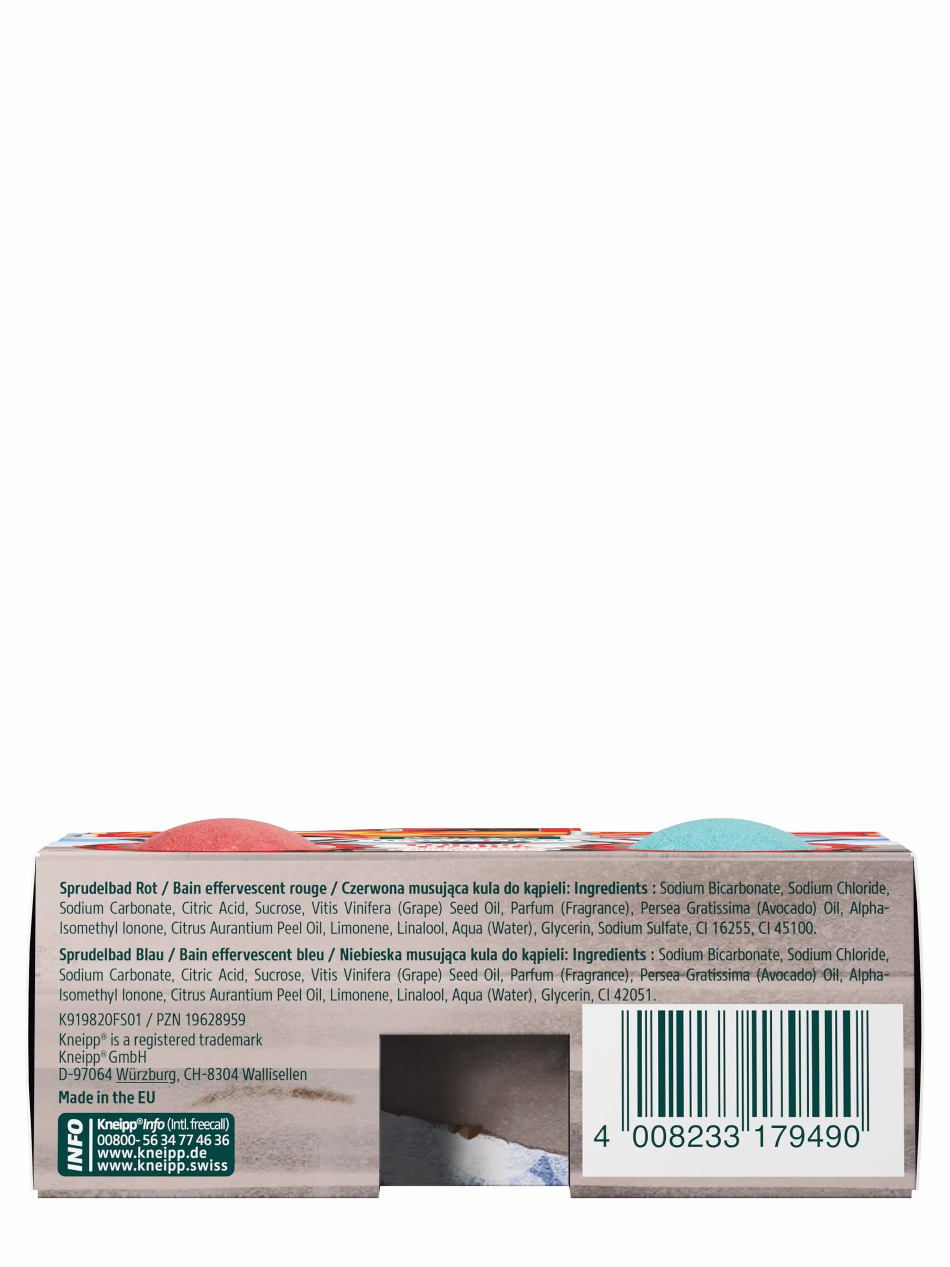 Kneipp naturkind Turbo-Truck kąpiel bąbelkowa – kula kąpielowa o zapachu porzeczki – pełna akcji zabawa w kąpieli dla dzieci od 3 lat – 100 g