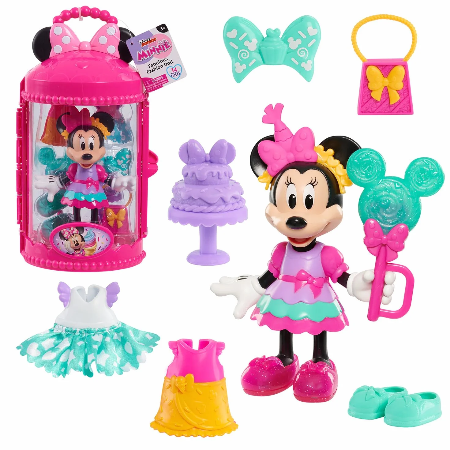 Minnie Mouse Fabulous Fashion 14-piece Sweet Party Doll and Accessories