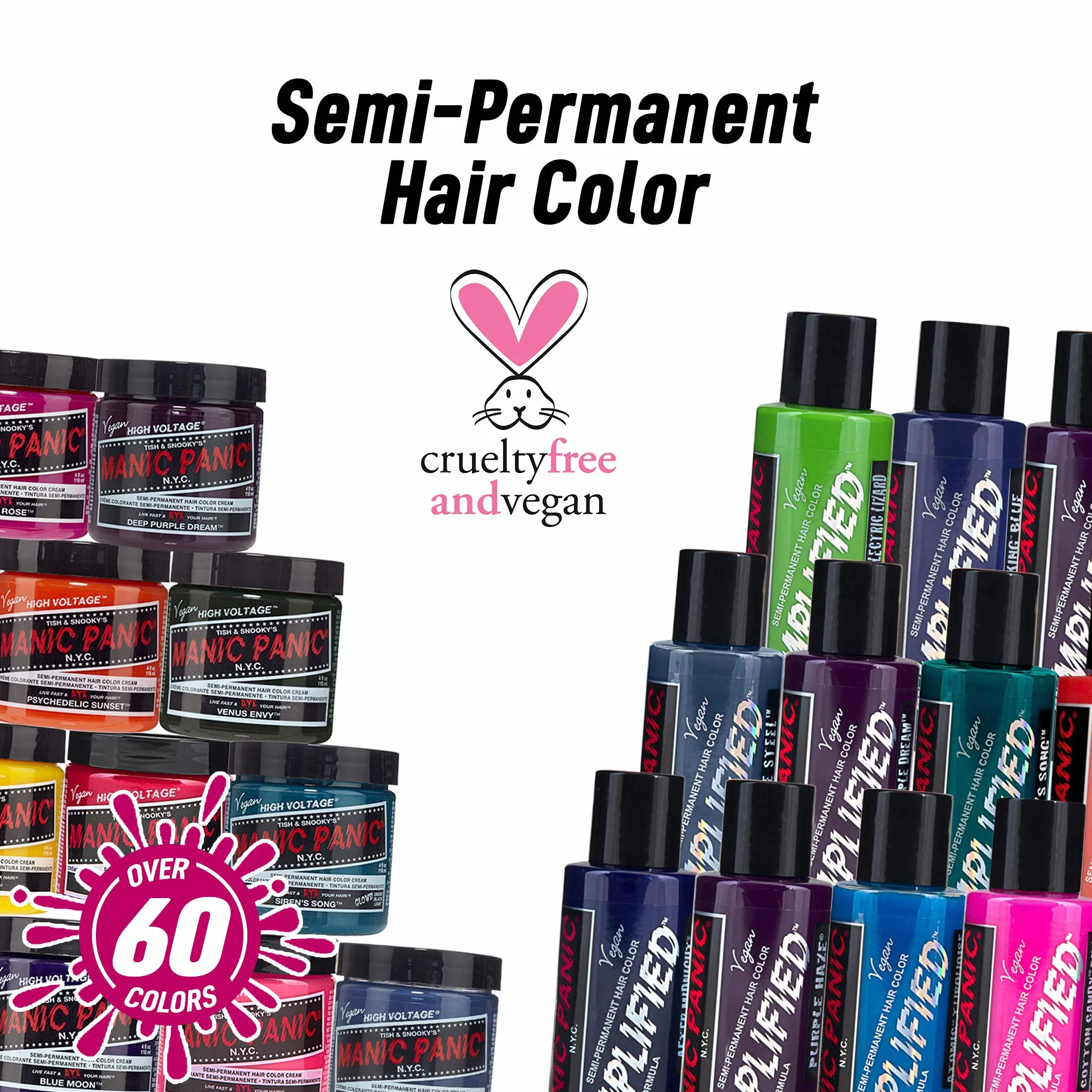 Manic Panic Electric Tiger Lily Hair Colour Classic Cream Formula 4oz.