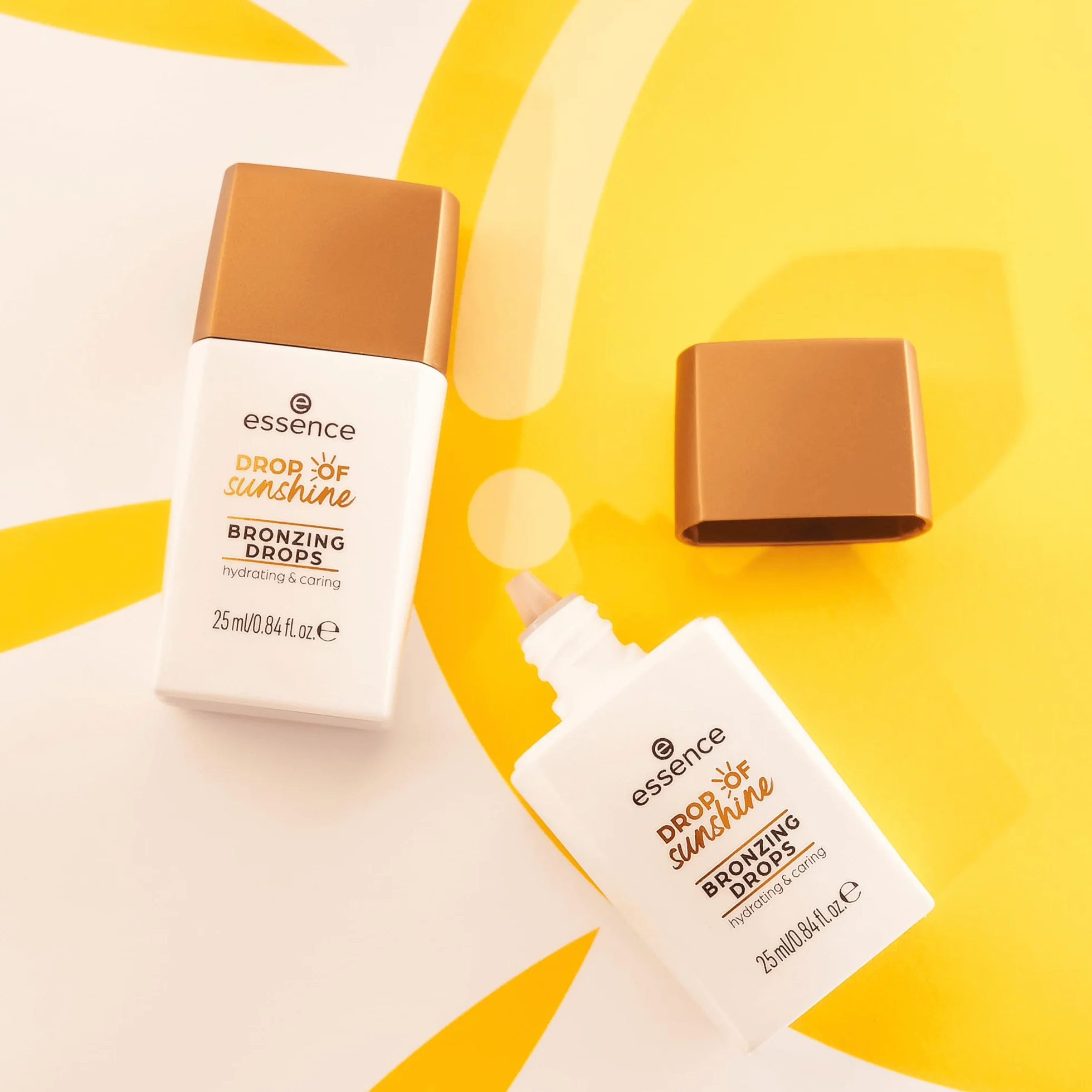 essence Kropelki brązujące DROP OF sunshine, nawilżanie, z witaminami, opieka, naturalny, świetlisty (25ml)