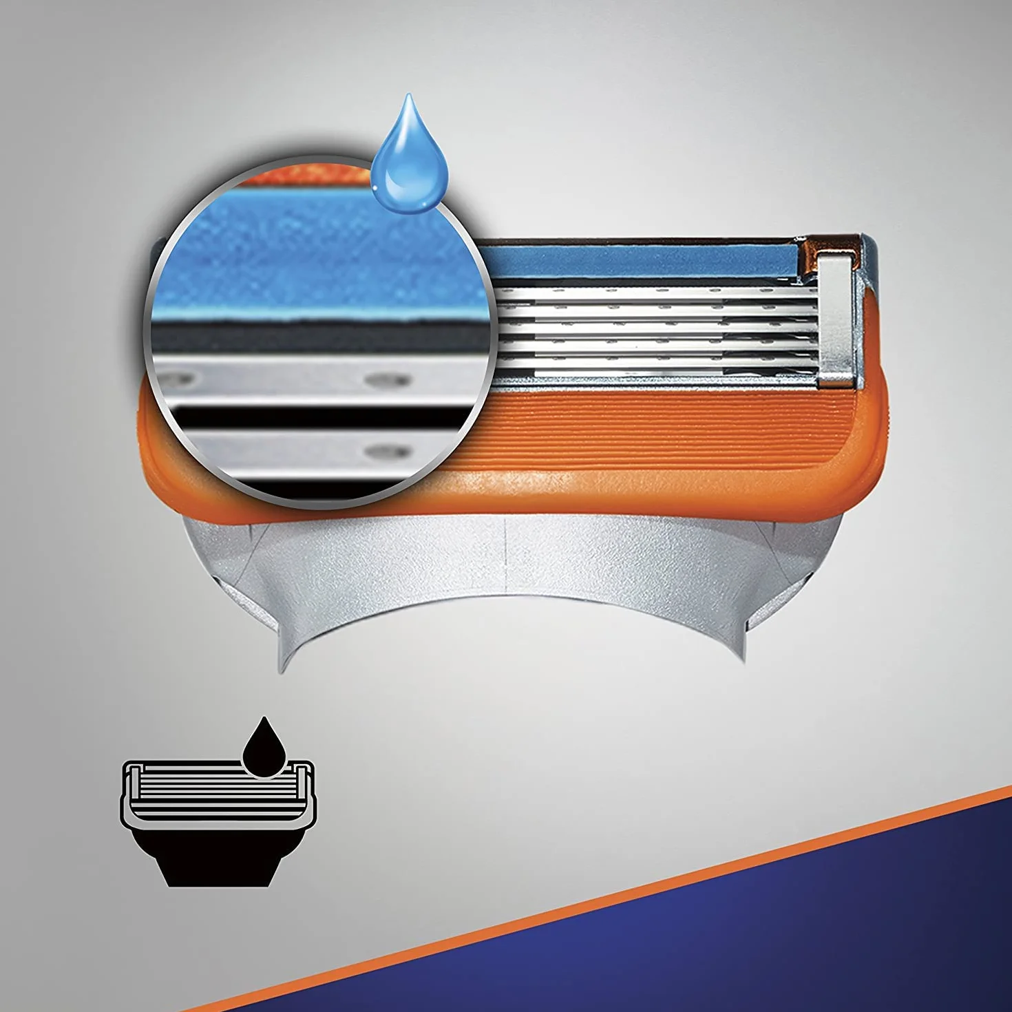 Gillette Fusion 5 Zestaw Wymiennych Ostrzy 8 sztuk