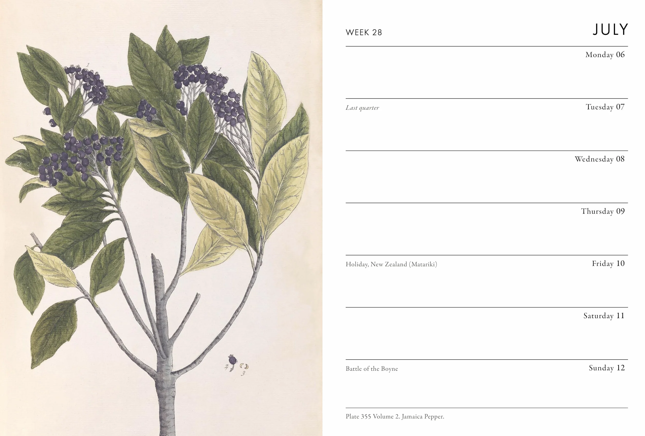 RHS Desk Diary 2026