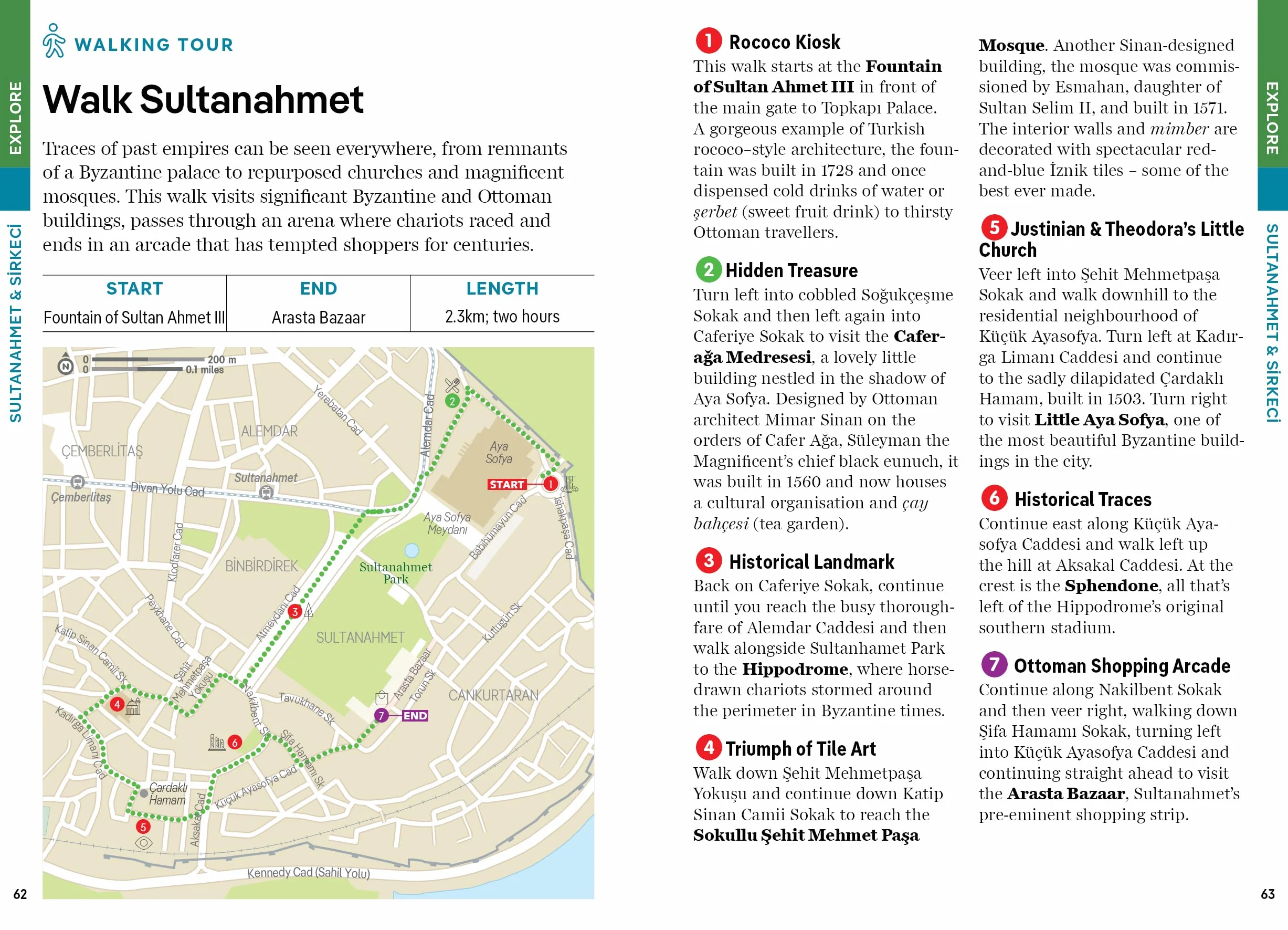 Pocket Istanbul - 7ed - Anglais: Discover Twice the City in Half the Time | Top Sights | Maps & Walking Tours | Covers Sultanahmet & Sirkeci, Bazaar District, Golden Horn & Western Districts and more