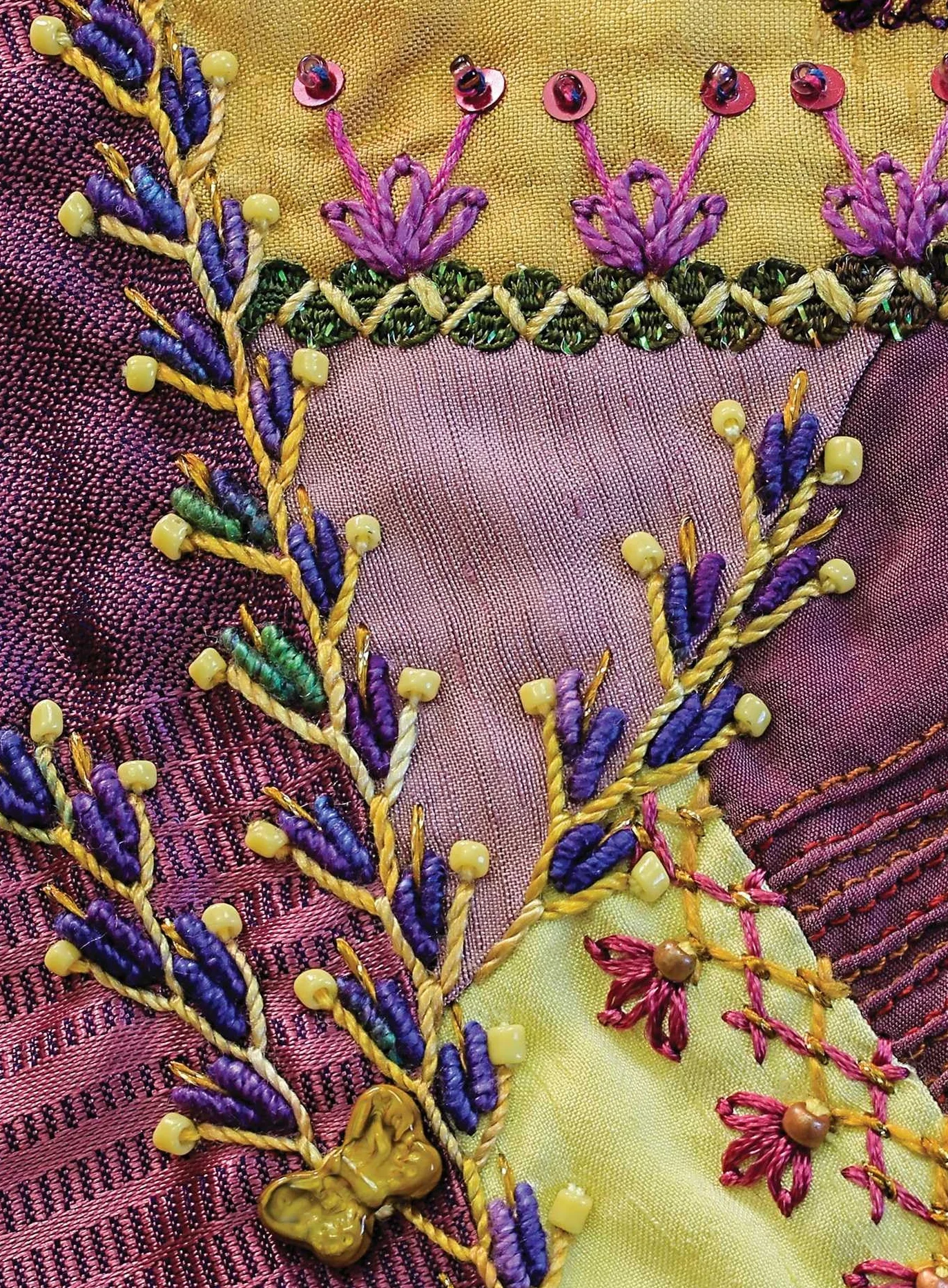 The Visual Guide to Crazy Quilting Design: Simple Stitches, Stunning Results