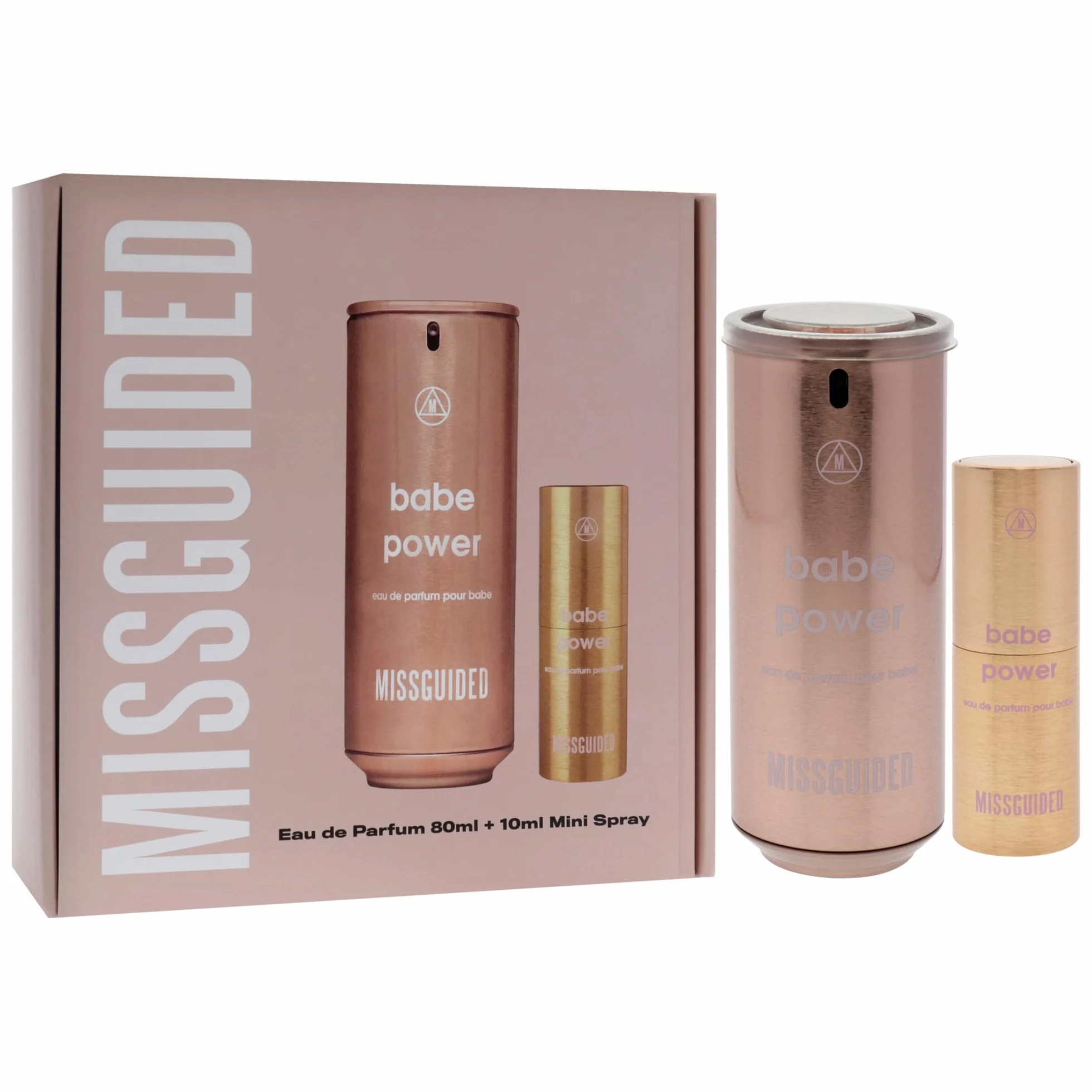 Missguided Babe Power EDP Spray Zestaw Prezentów 2,7 oz + 0,34 oz dla Kobiet