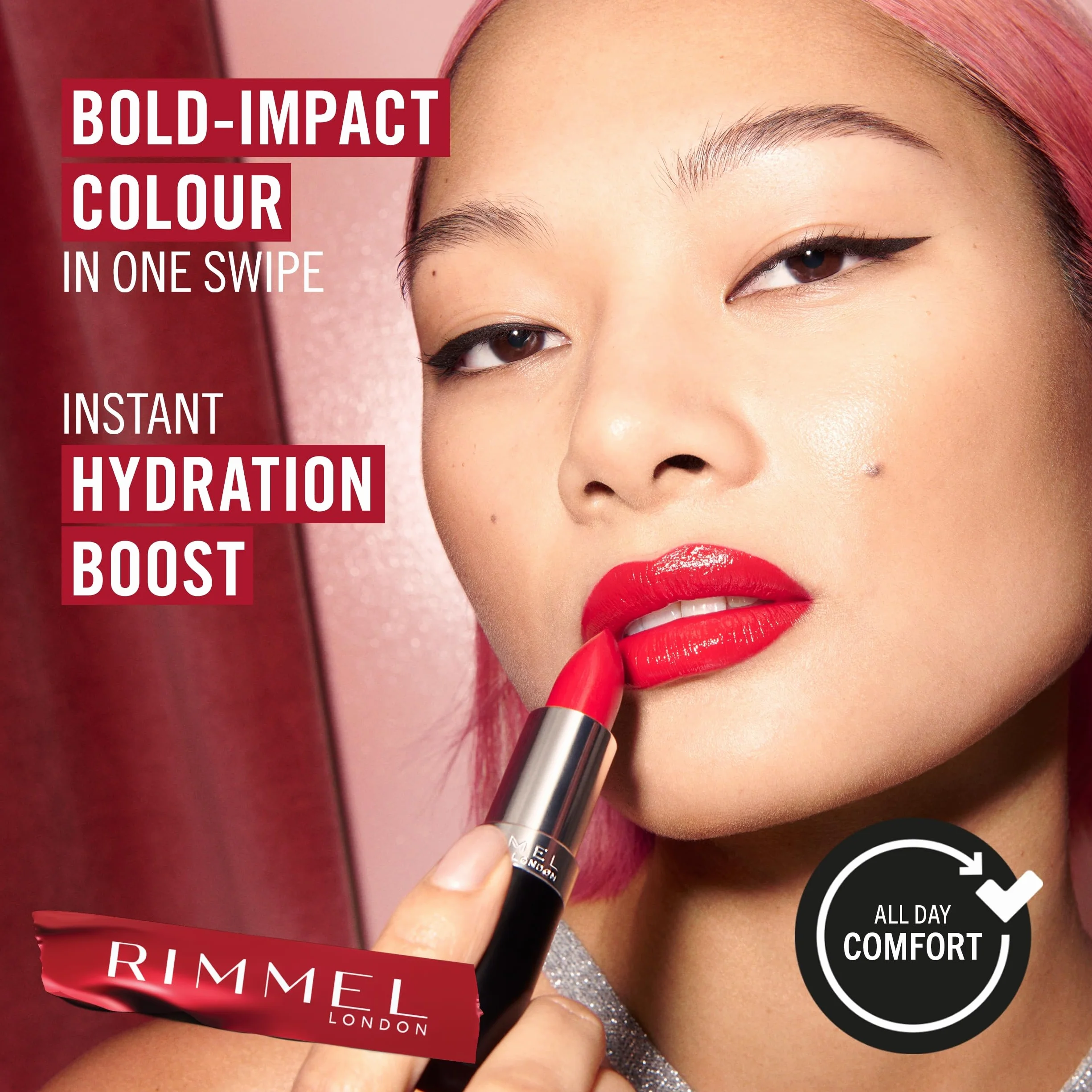 Rimmel Lasting Finish By Kate Pomadka, 008 Dusty Rose, 4 g