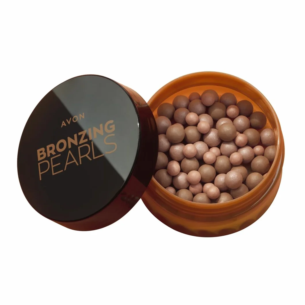 Avon Glow Bronzing Pudrowe perły z pigmentami mineralnymi – promienna cera, naturalny blask, pigmenty mineralne – jasny brąz