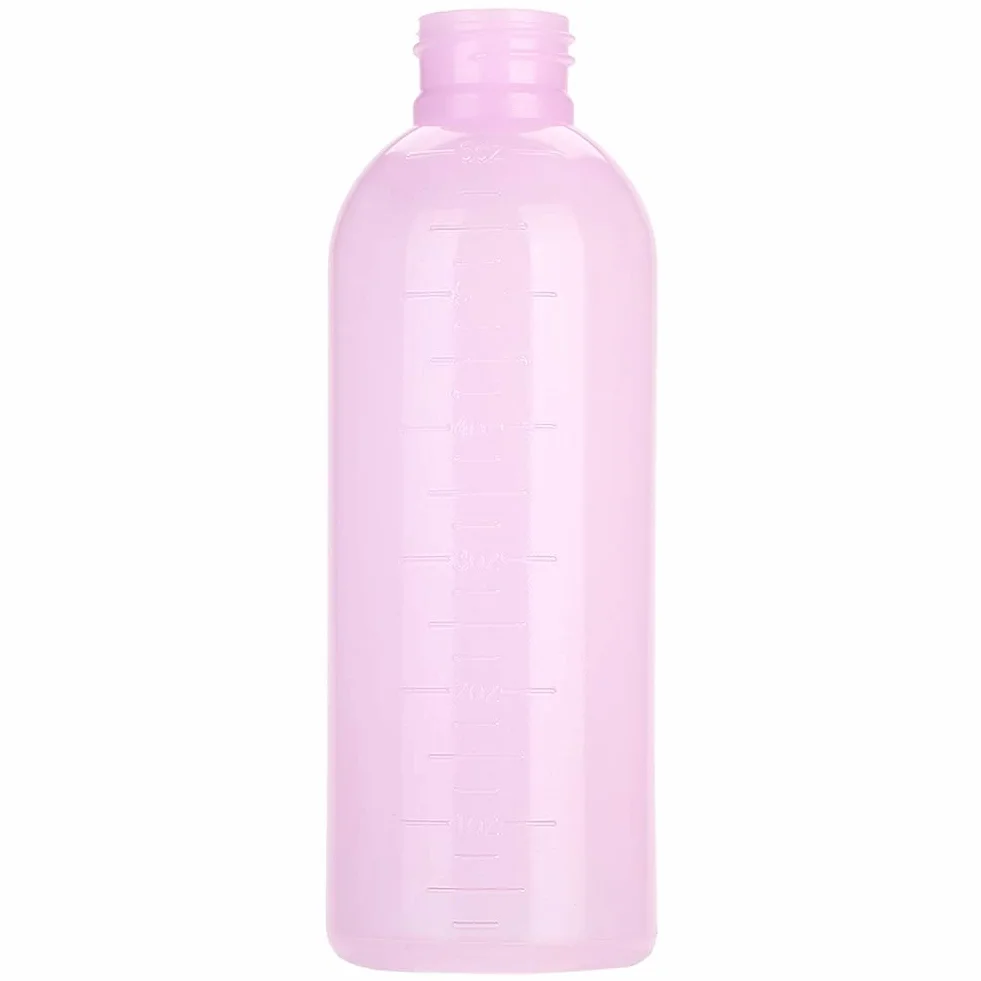 Butelka z Aplikatorem Grzebienia do Farbowania Włosów 160ml Różowy
