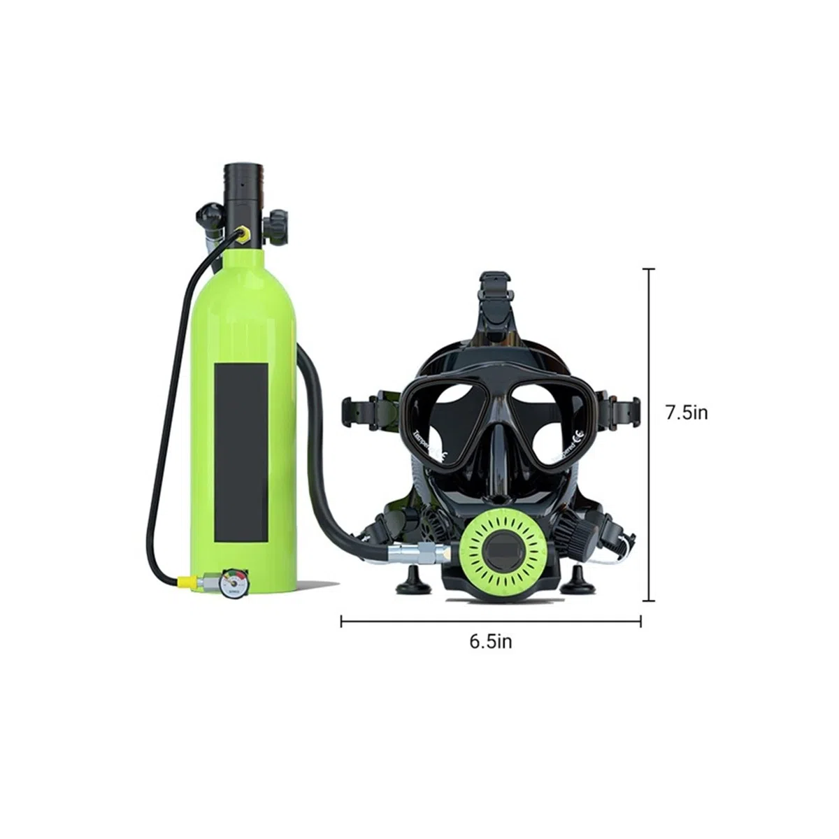 Sprzęt do nurkowania Maska Do Nurkowania Snorkeling Pełna Twarz Maska Przeciwmgielna Oddychanie Pod Wodą Zestaw Do Nurkowania Maska Do Pływania Sprzęt Do Nurkowania Korzystanie z bezpieczniejszego