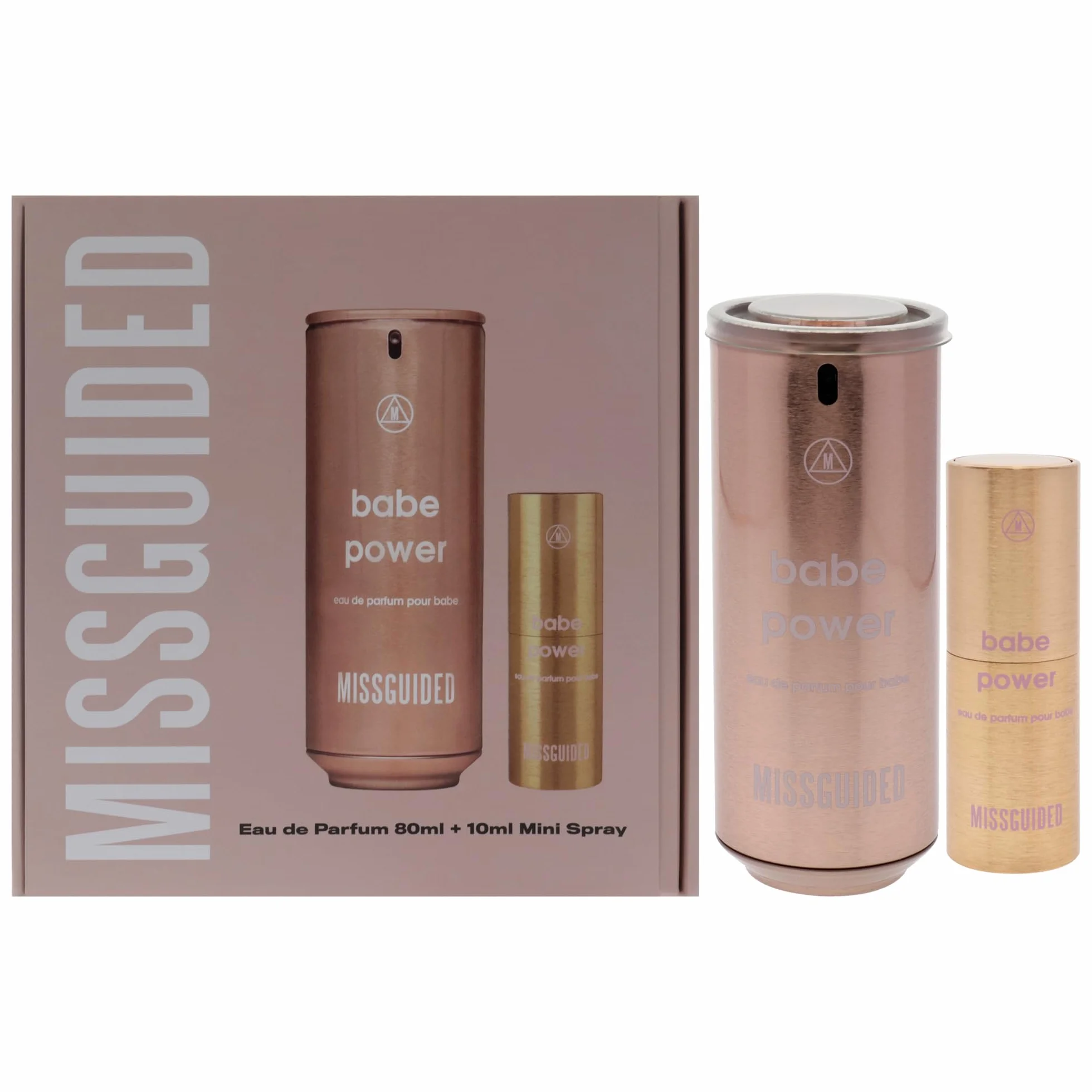 Missguided Babe Power EDP Spray Zestaw Prezentów 2,7 oz + 0,34 oz dla Kobiet
