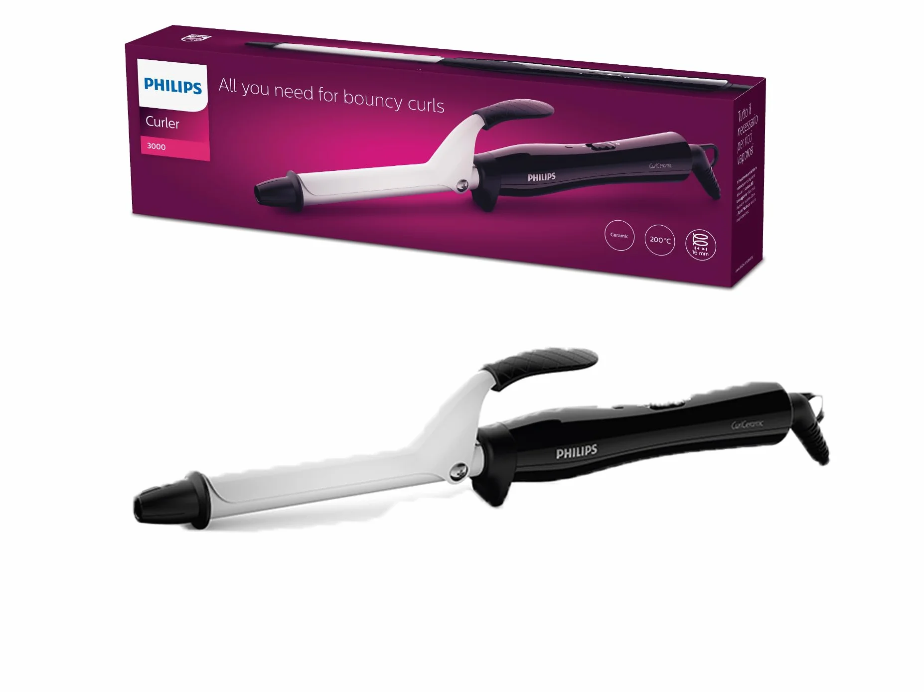 Philips StyleCare Essential Lokówka 200°C Ceramiczna 16 mm BHB862/00