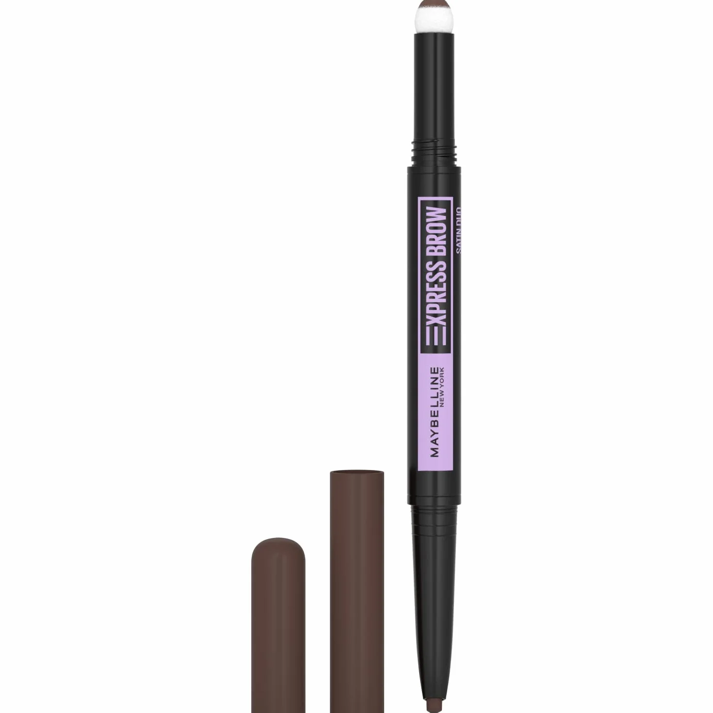 Maybelline New York Express Brow Satin Duo 04 Dark Brown dwustronna kredka do brwi 8,8g