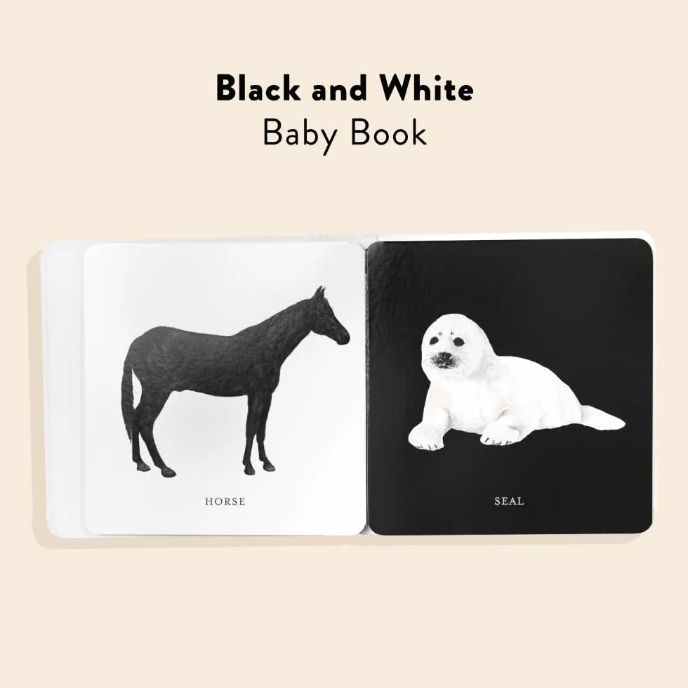 Baby's Black and White Contrast Book: High-Contrast Art for Visual Stimulation at Tummy Time: 4
