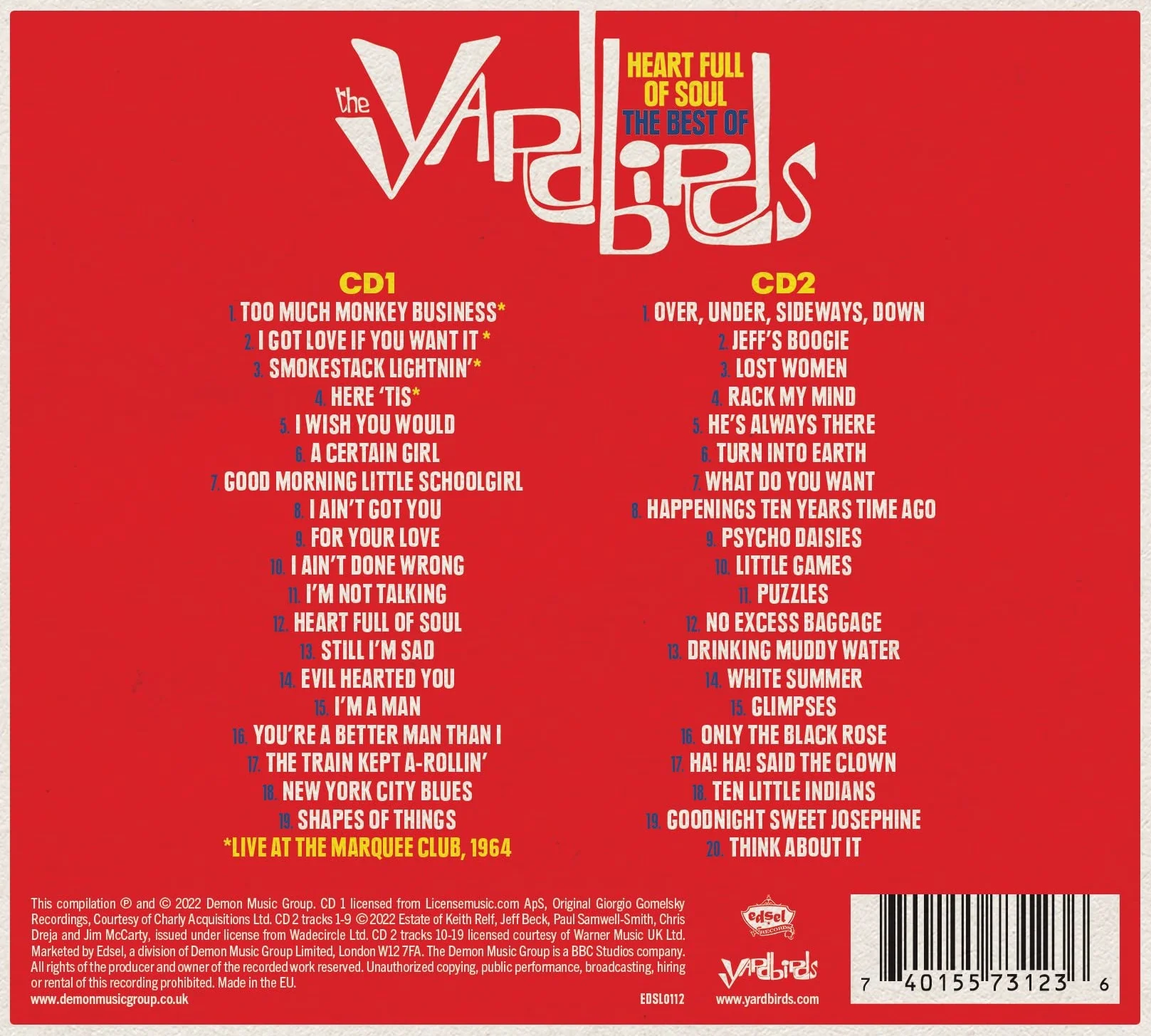 Heart Full Of Soul: The Best Of The Yardbirds