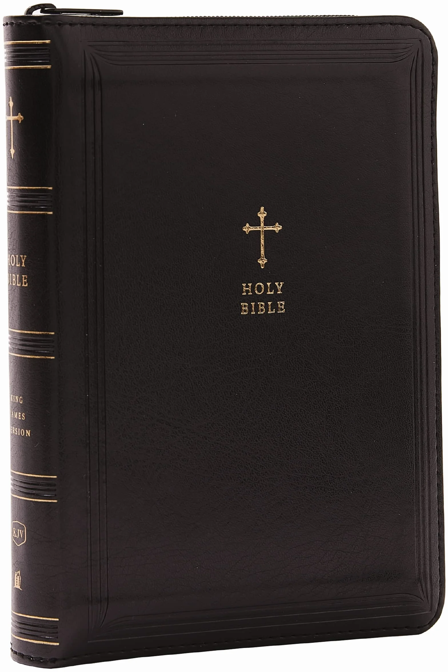 KJV Holy Bible: Compact with 43,000 Cross References, Black Leathersoft with Zipper, Red Letter, Comfort Print: King James Version: Holy Bible, King James Version