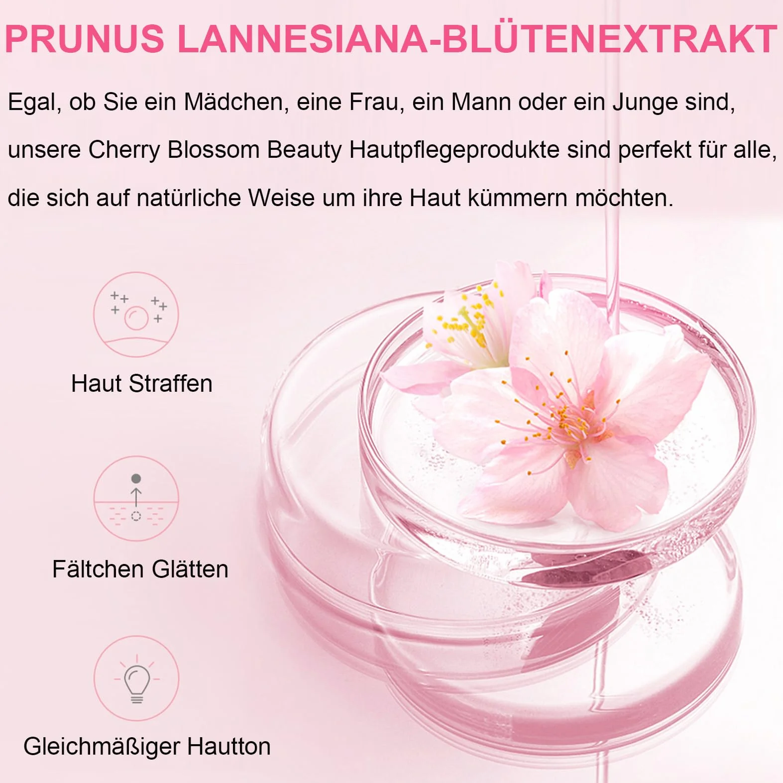 Japan Sakura Zestaw do Pielęgnacji Skóry dla Nastolatek i Kobiet - Oczyszczacz Serum