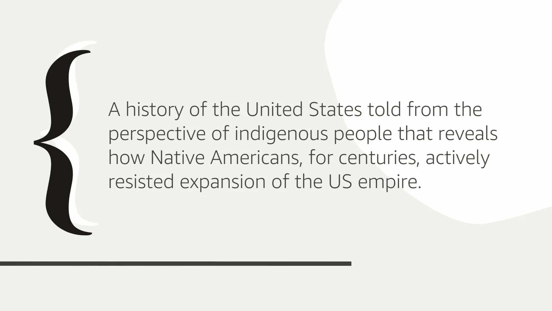 An Indigenous Peoples' History of the United States: 3
