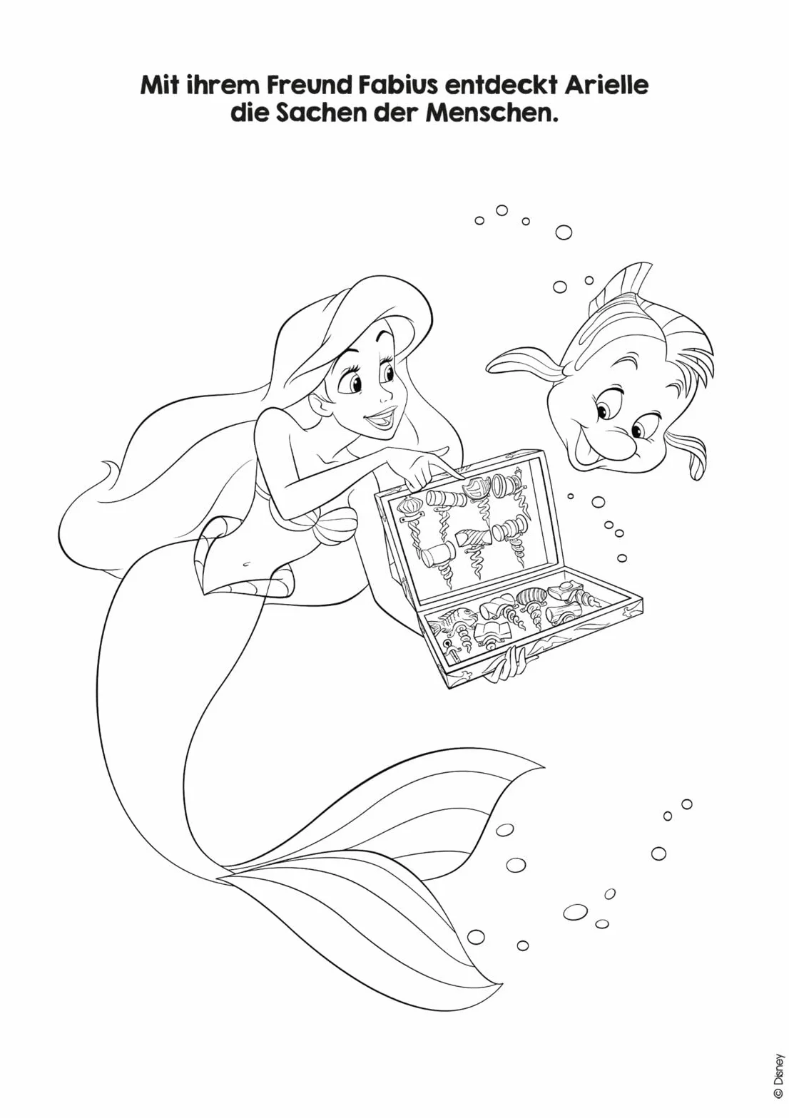 Disney Prinzessin: Unsere schönsten Malbilder: Komm mit ein eine zauberhafte Welt!