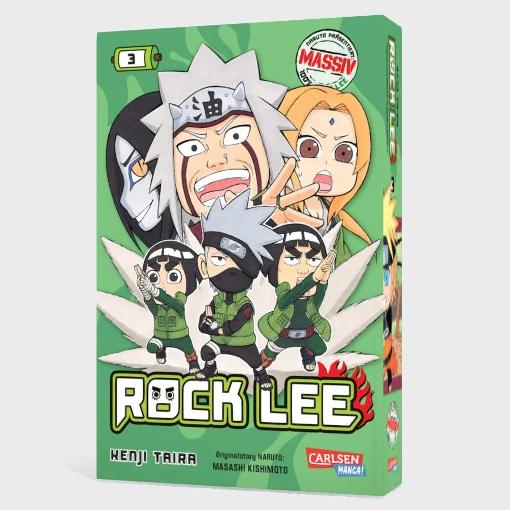 Rock Lee Massiv 3: Der NARUTO-Spin-off als Massiv-Ausgabe | NARUTO MASSIV der Bestseller-Garant und Welterfolg präsentiert ROCK LEE MASSIV.