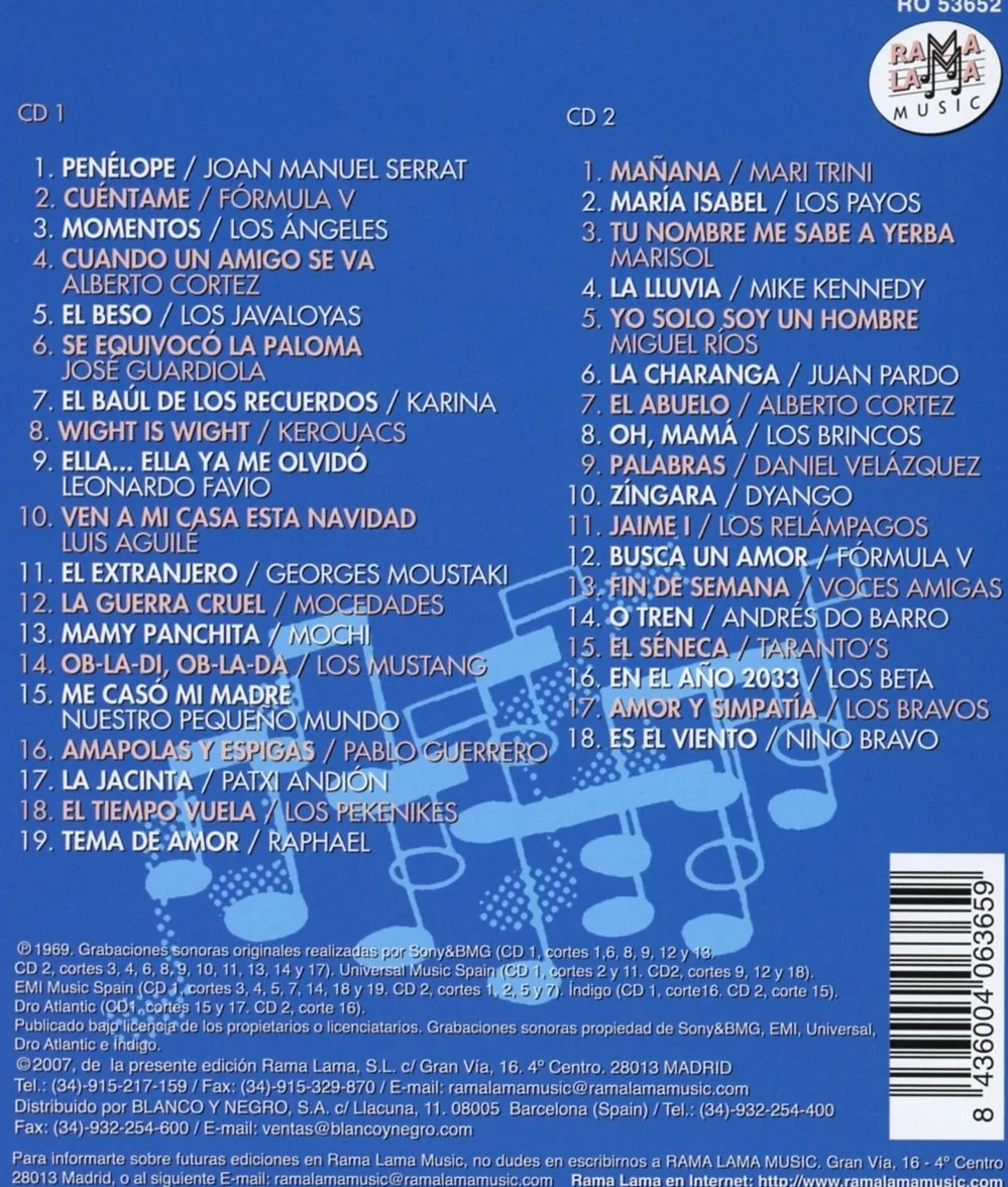 Los Numeros 1 Del Pop Espanol 1968 / Various