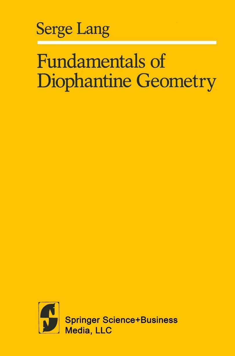 Fundamentals of Diophantine Geometry