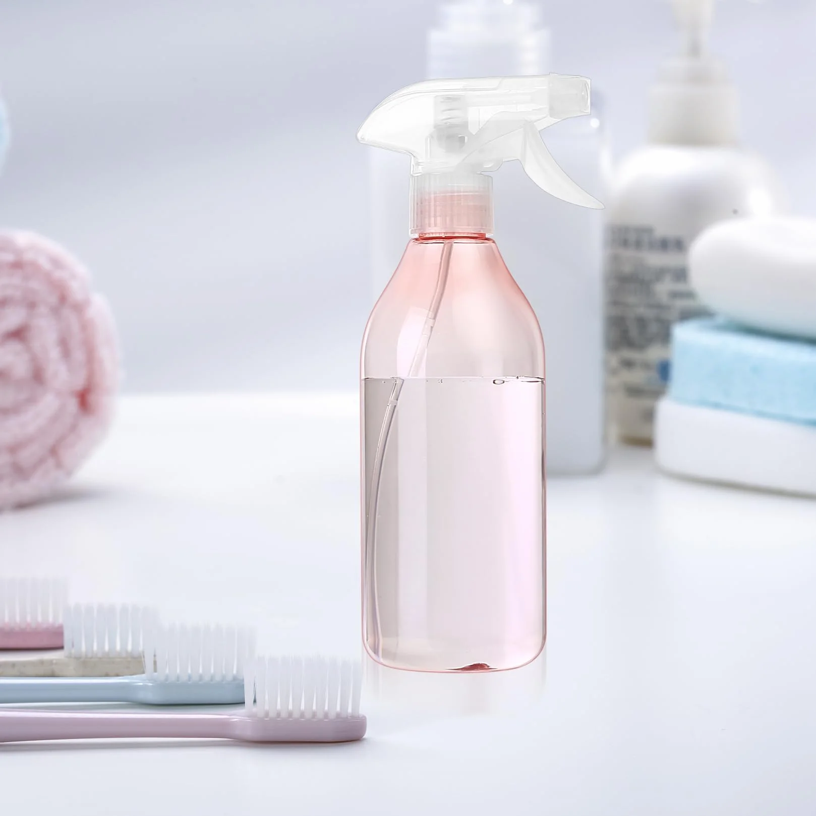 Zestaw 3 butelek z atomizerem 450 ml do roślin, plastikowe puste butelki z atomizerem