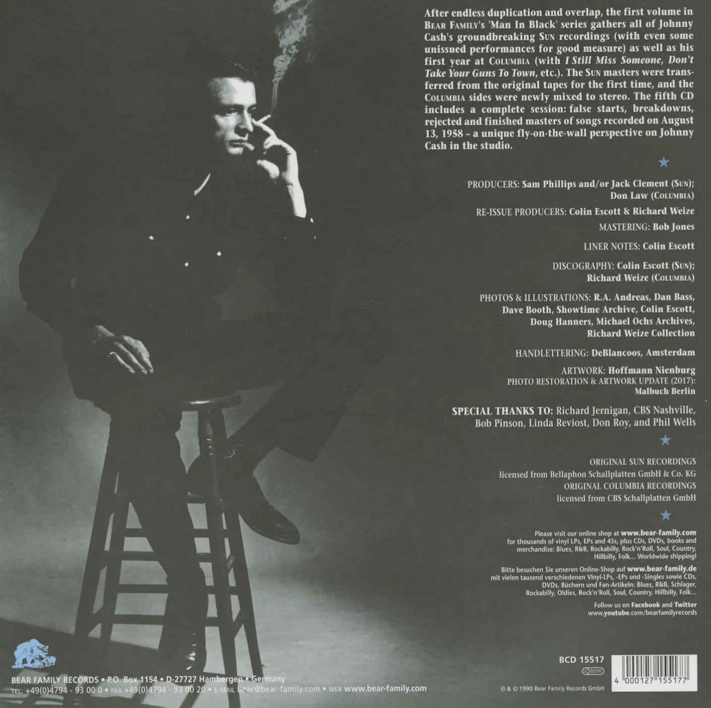 The Man In Black: 1954-1958