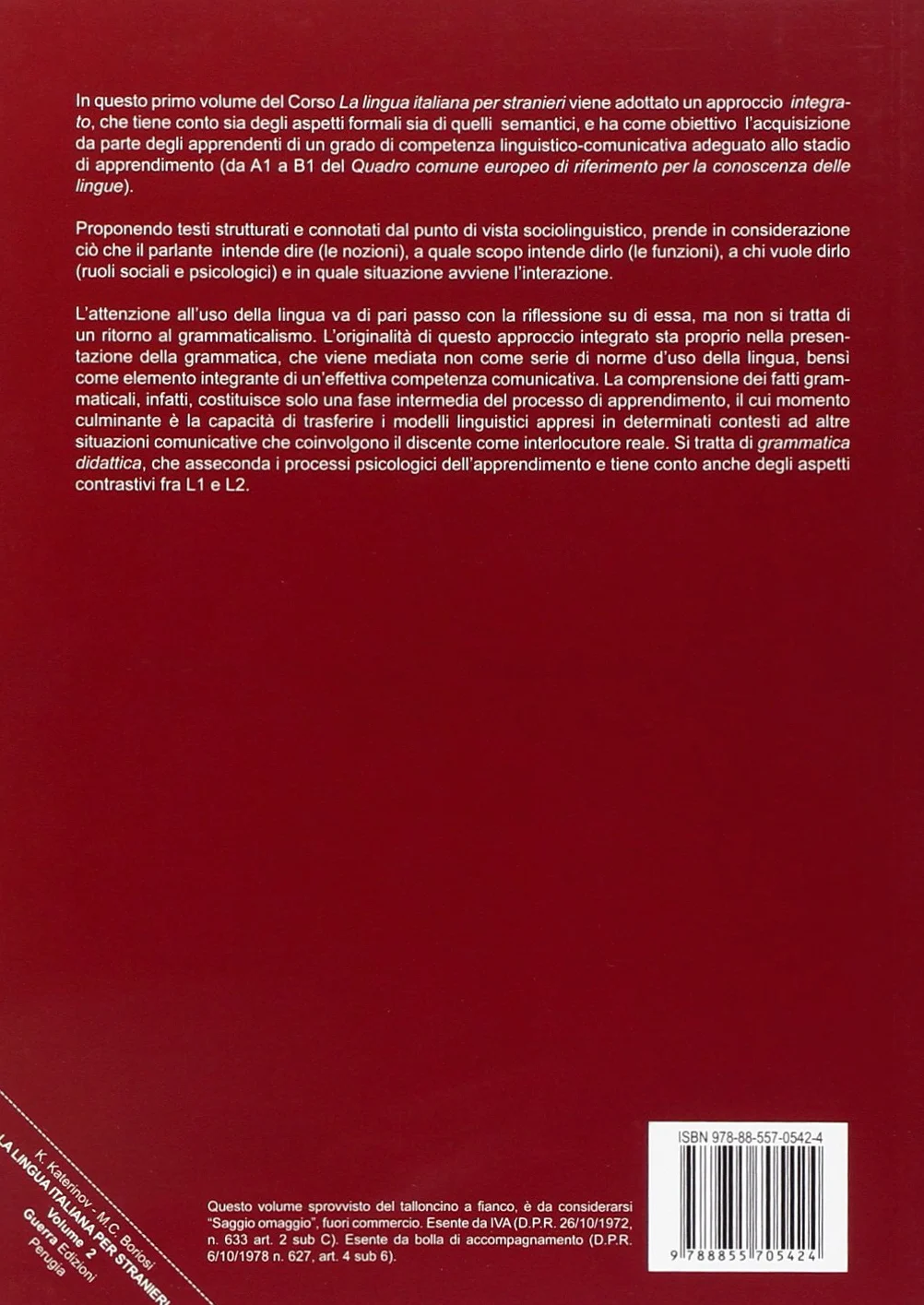 La lingua italiana per stranieri. Corso elementare e intermedio (Vol. 2): Corso elementare ed intermedio - Volume 2 (5 e