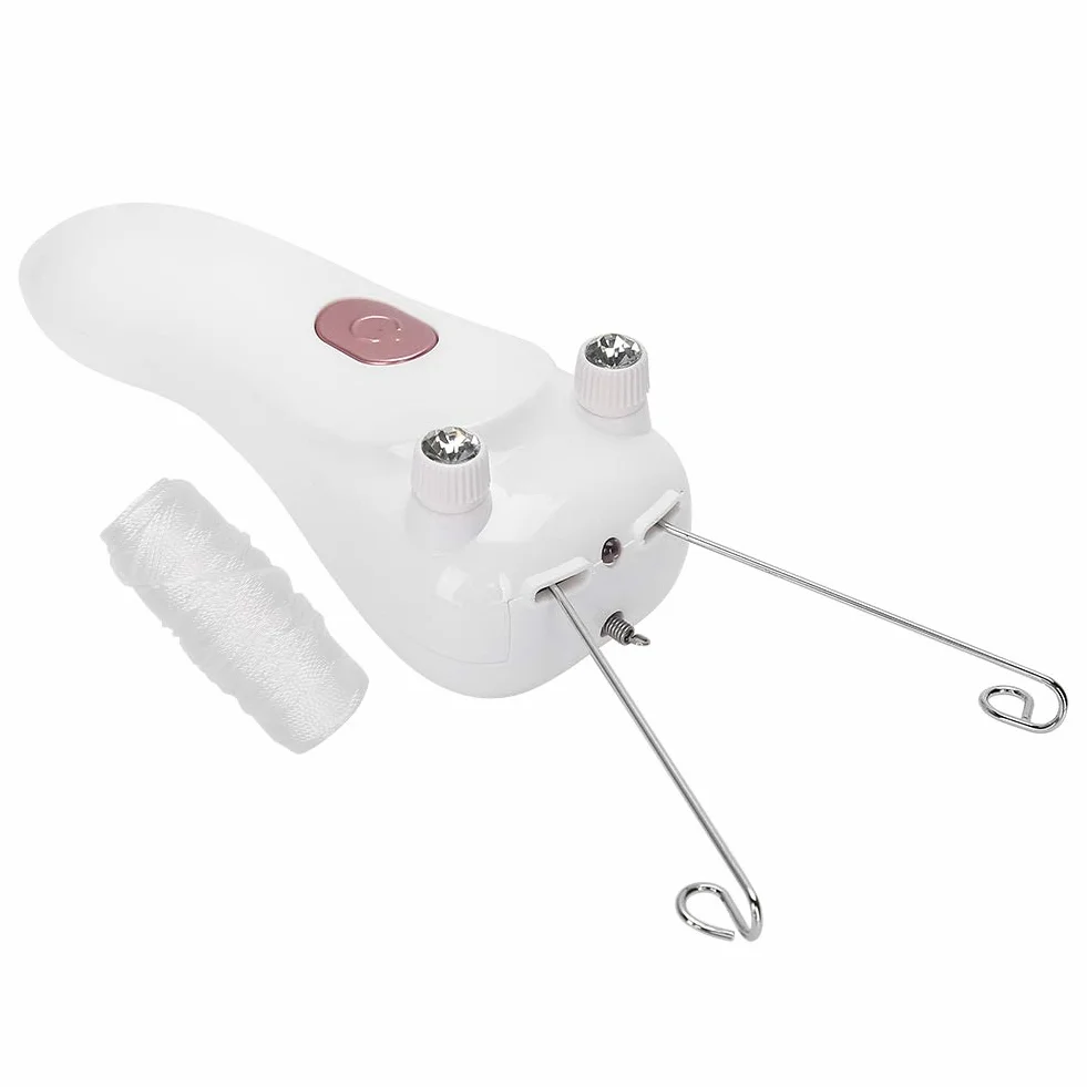 Elektryczny Depilator Nici, Depilator, ładowanie USB, Depilator Nici Bawełnianych (Różowy)