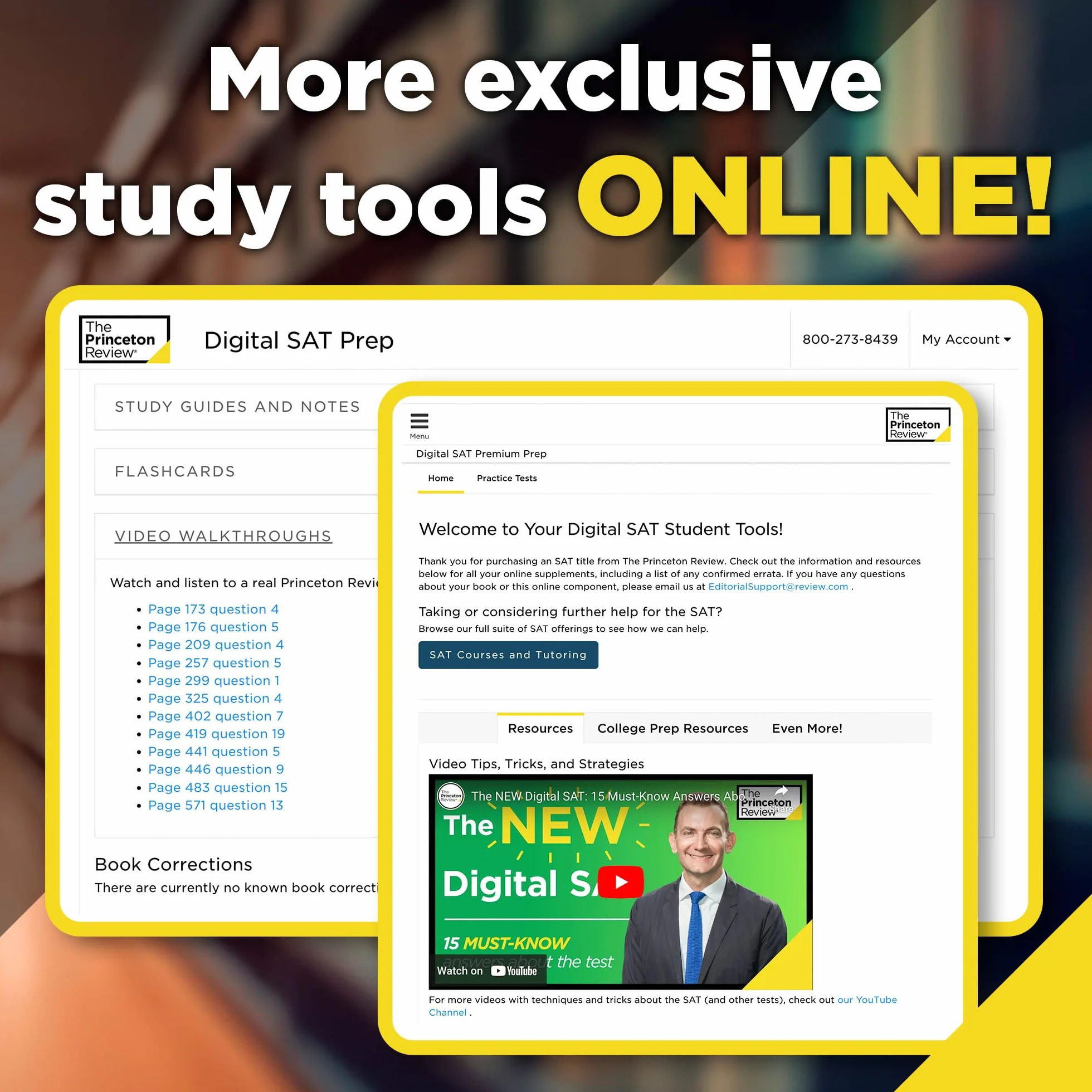 800+ SAT Practice Questions, 2025: In-Book + Online Practice Tests for the Digital SAT (2025)