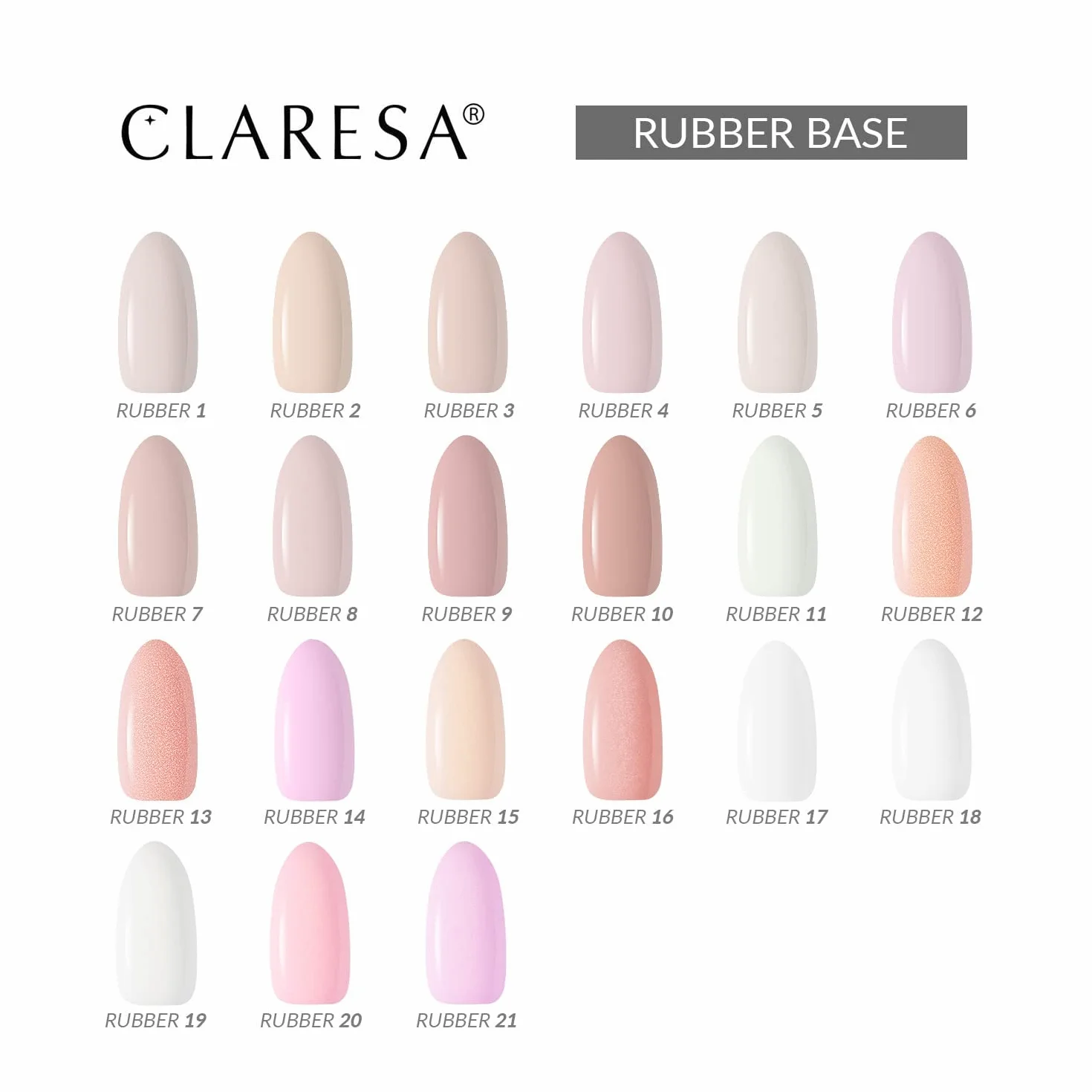 Claresa baza kauczukowa RUBBER BASE 03 5ml