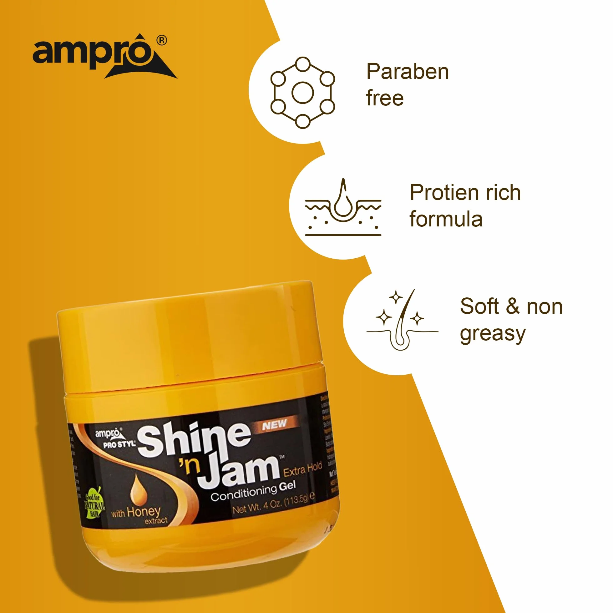 Proam Ampro Shine 'n Jam żel odżywczy 4 oz