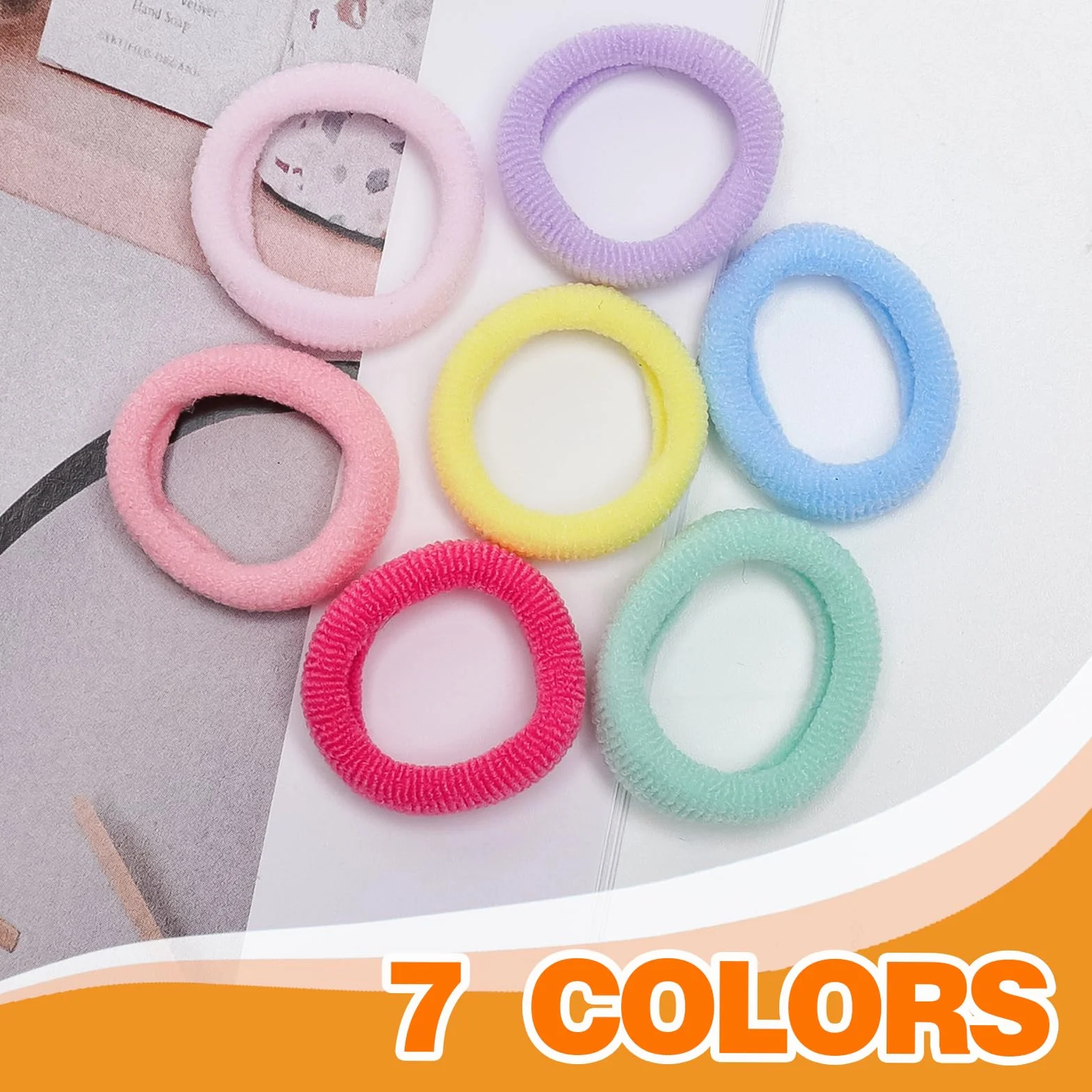 500 sztuk gumek do włosów dla dziewczynek, kolorowe gumki do włosów małe i gumki do włosów dla niemowląt, elastyczne warkocze dla dziewczynek Soft Loom Bands Mini gumki do włosów dla dzieci o