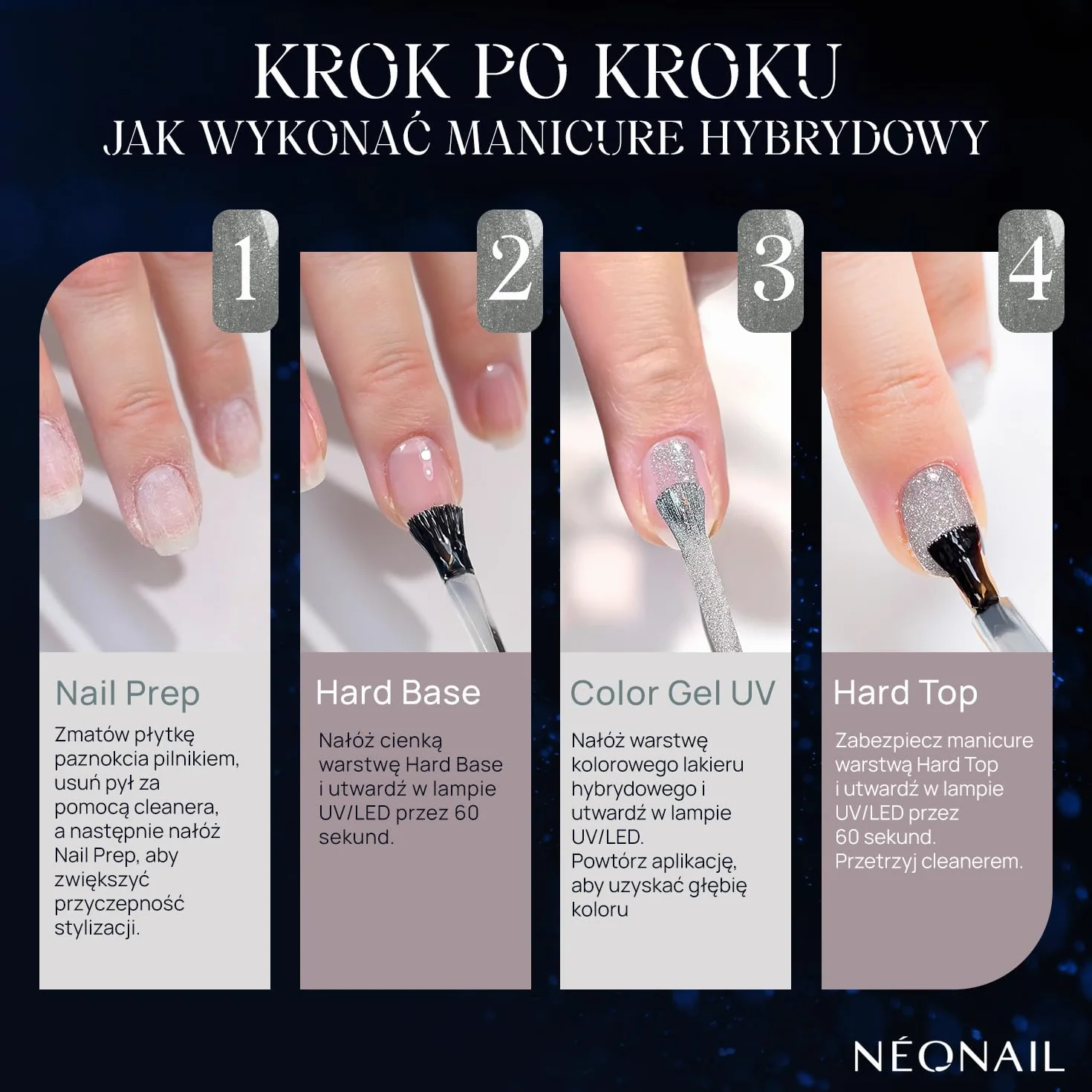 NÉONAIL Lakier hybrydowy do paznokci Fioletowy Lavender Glow 7,2 ml UV LED