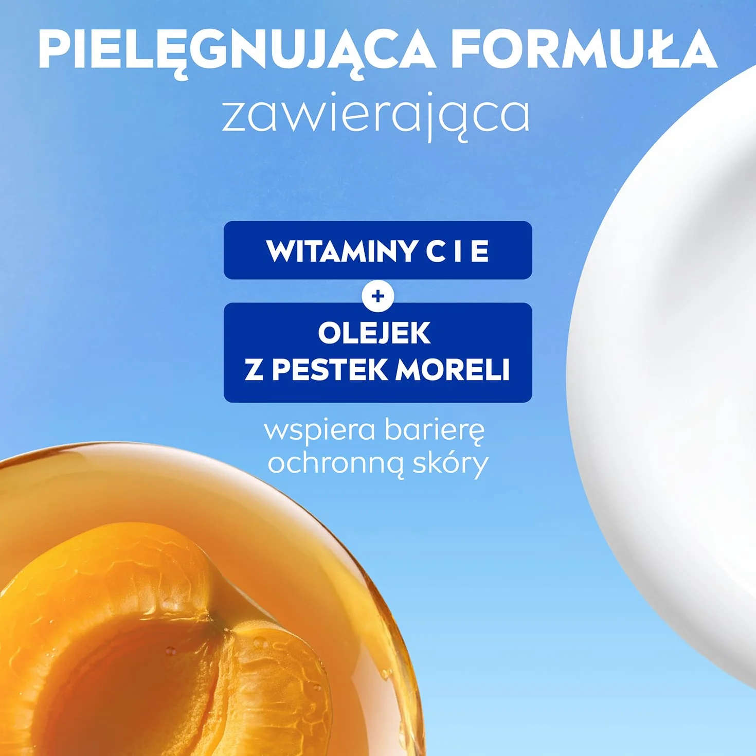 NIVEA Żel pod prysznic Apricot & Apricot Seed Oil z witaminami C i E 500 ml