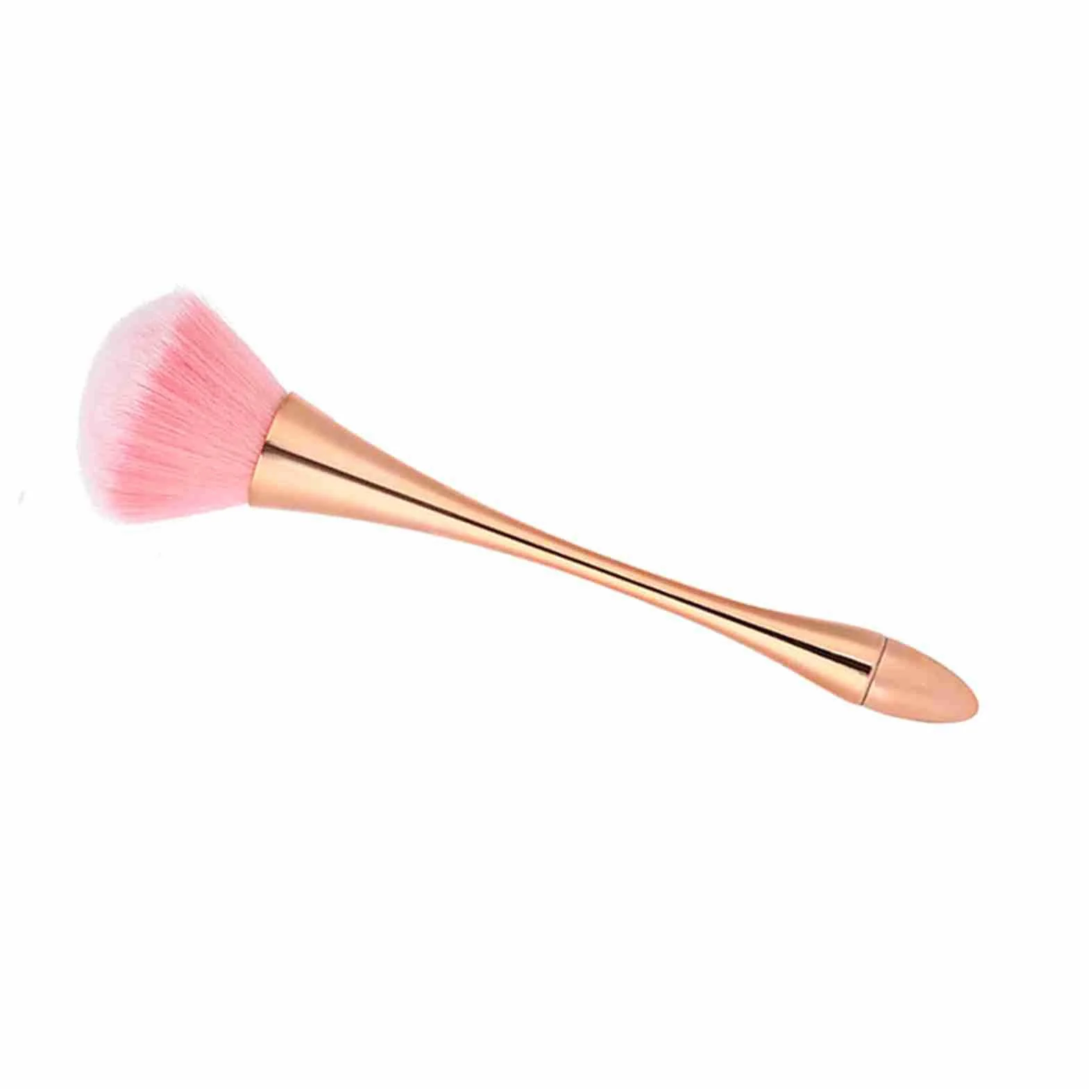 Generic Pędzel do Paznokci, Wielofunkcyjne Narzędzie do Paznokci, Dobrze Zaprojektowane do Domu Manicure Salon Salon Kosmetyczny (Różowe złoto)