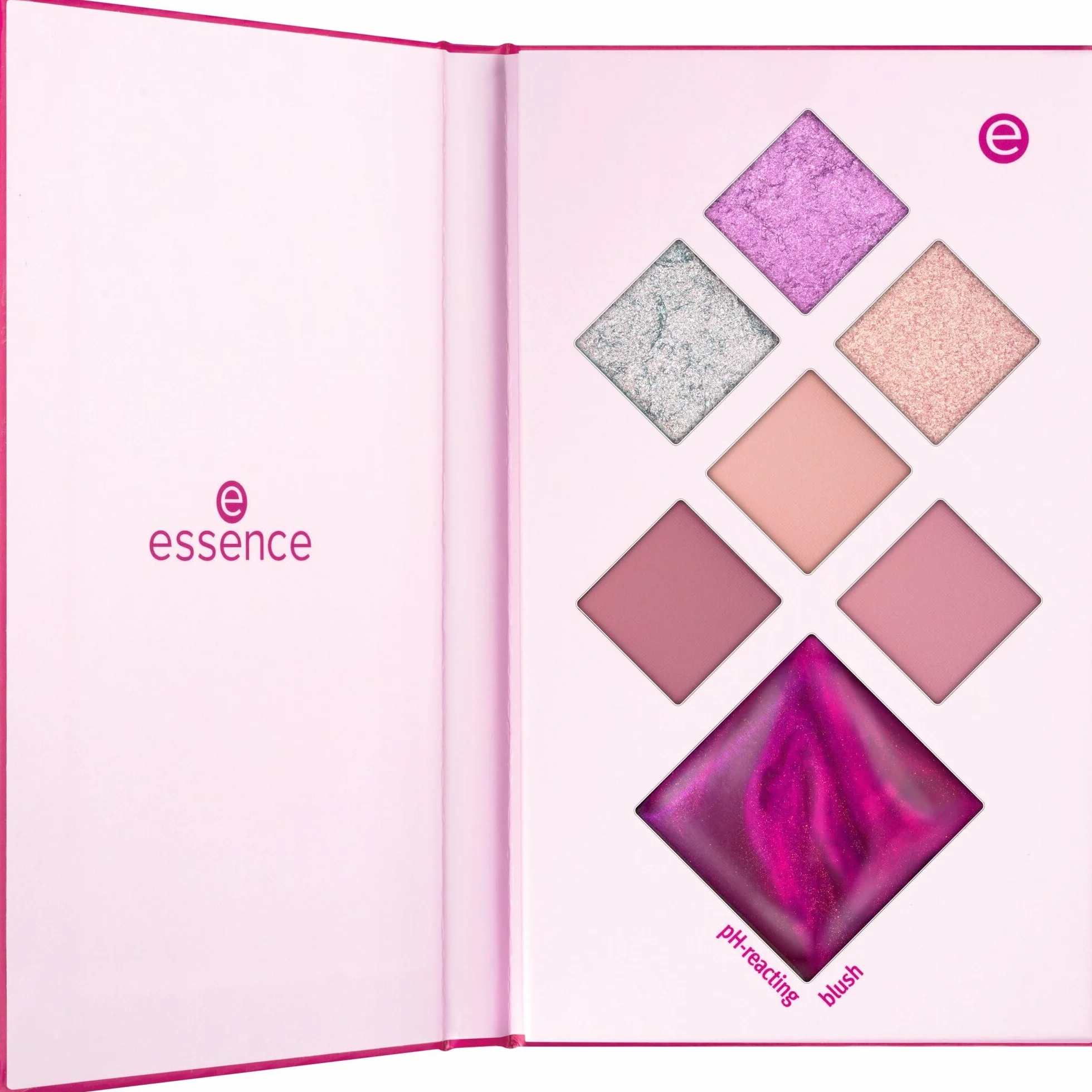 essence Paleta do oczu i twarzy CRYSTAL CRUSH, natychmiastowy wynik, lśniący, matowy (7.1g)