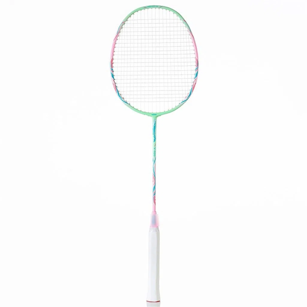 Carbon Fibre Siamese Light Badminton Racket Set Sports Men And Women Singles and Doubles Training Sporting Goods
