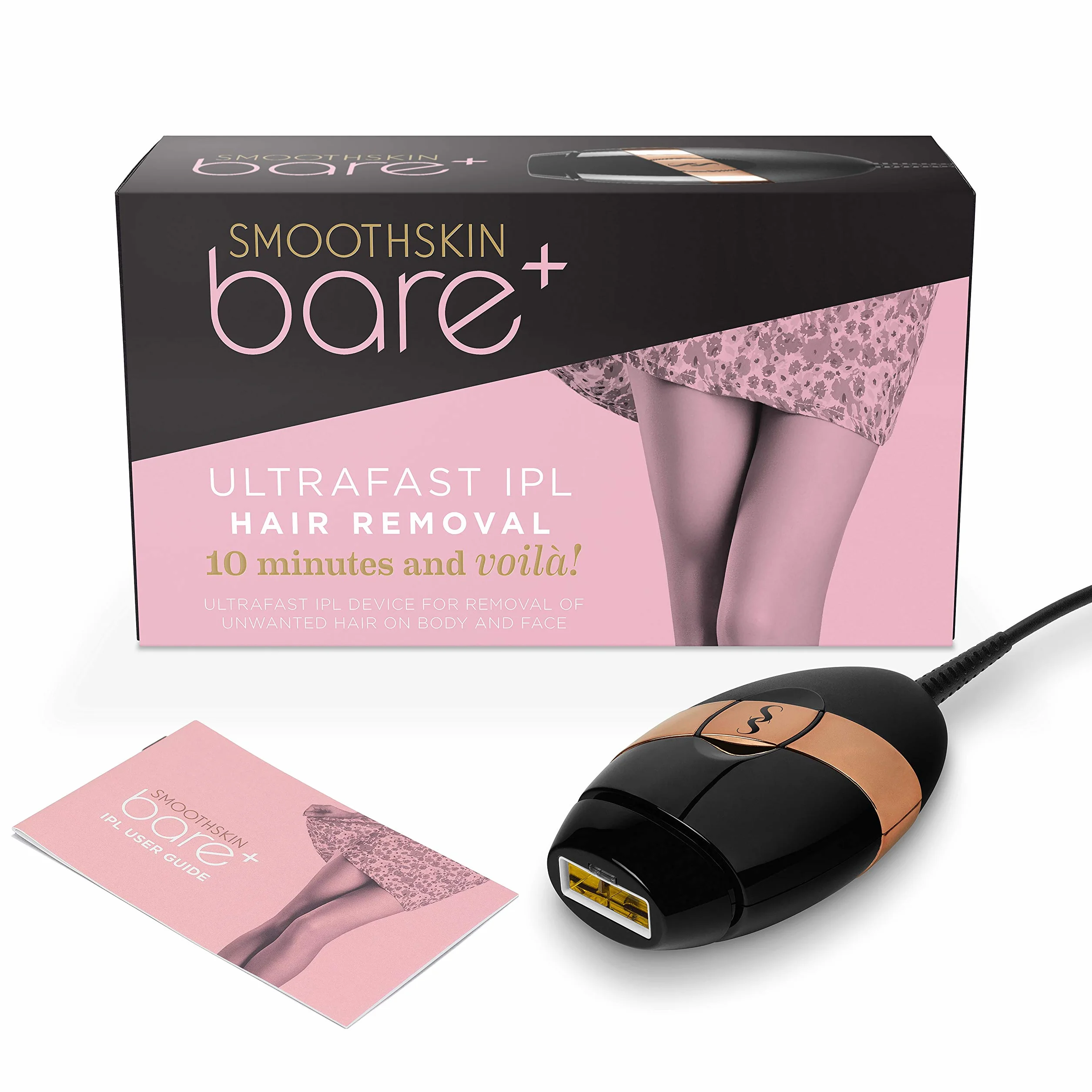 Smooth Skin Bare Plus IPL Depilator Laserowy, Czarny/Różowe Złoto