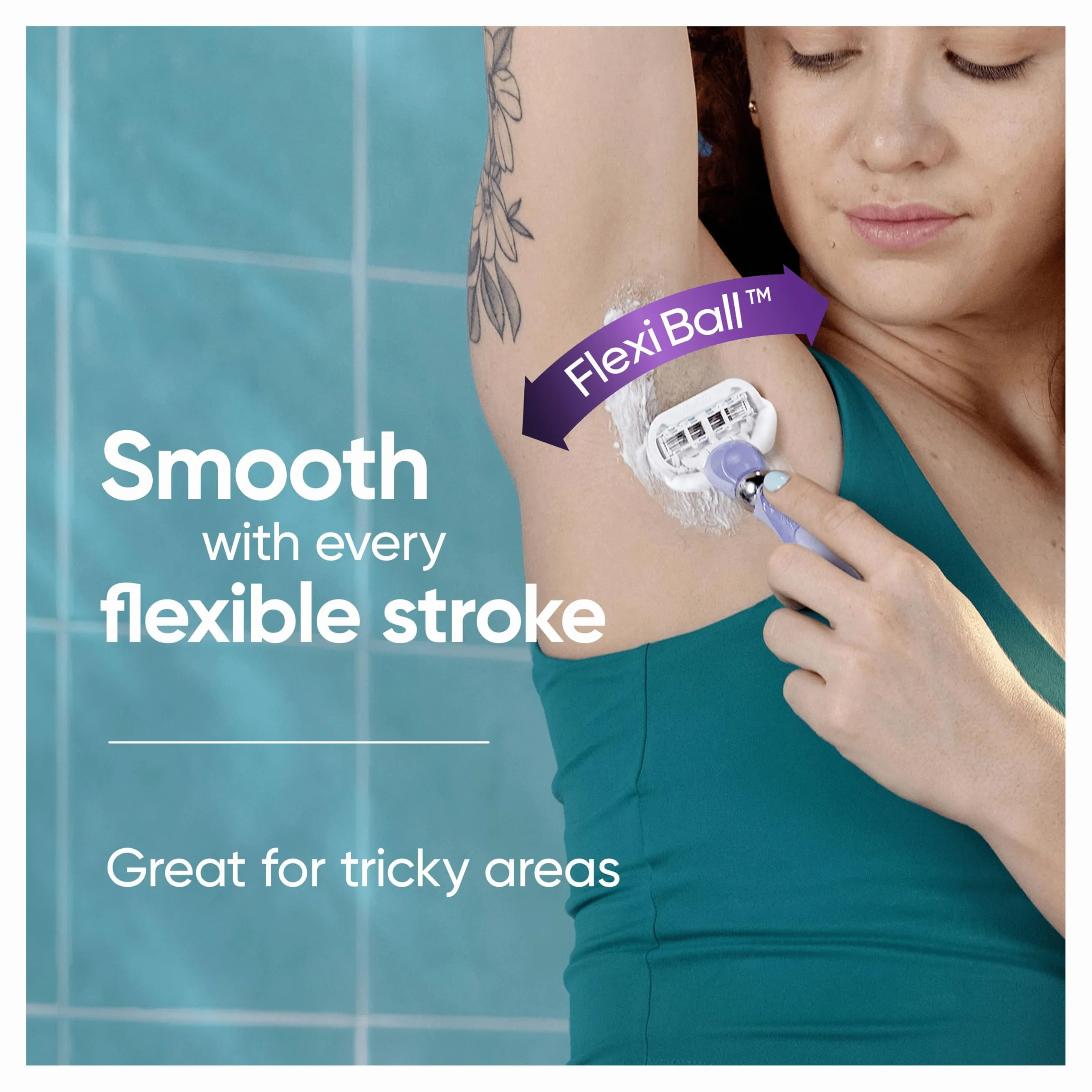 Ostrza wymienne do golarki damskiej Gillette Venus Deluxe Smooth Swirl, 10 sztuk, 5 wytrzymałych ostrzy zapewniają długotrwałe i gładkie golenie