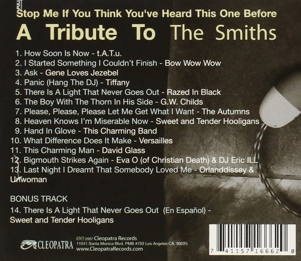 Stop Me If You Think You've Heard This One Before: A Tribute To The Smiths