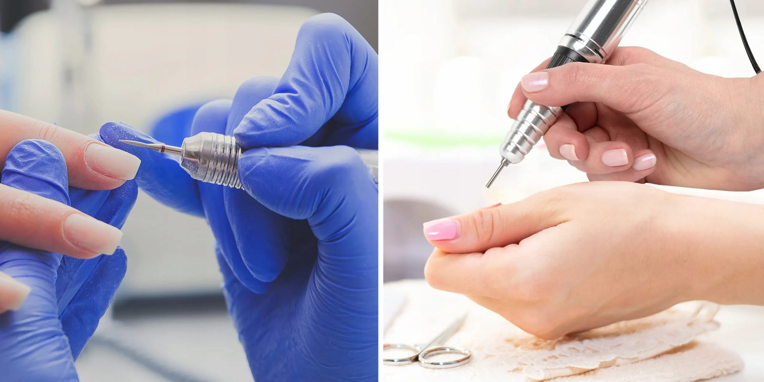Maltec Profesjonalna frezarka do paznokci 68 W, zestaw elektrycznych pilników do paznokci, 35 000 obr./min, z pedałem nożnym i bitami do manicure pedicire