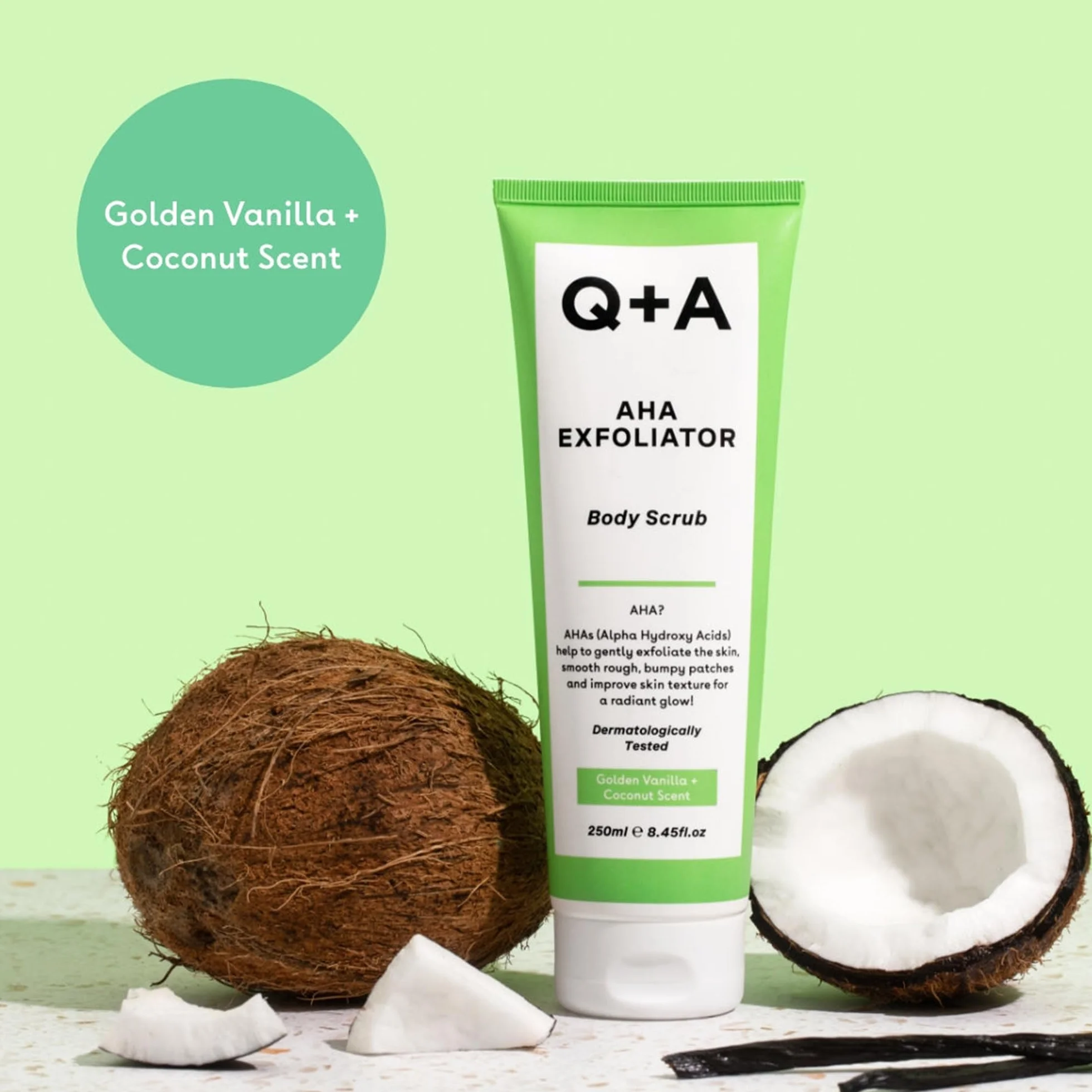 Q+A AHA peeling do ciała 2 x