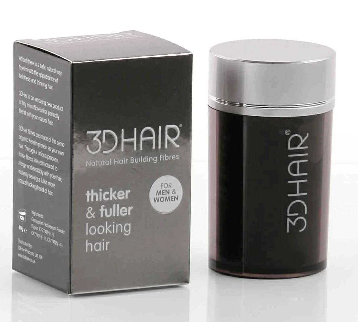 Loss Fibres for Thinning Hair 10g (Dark Brown)