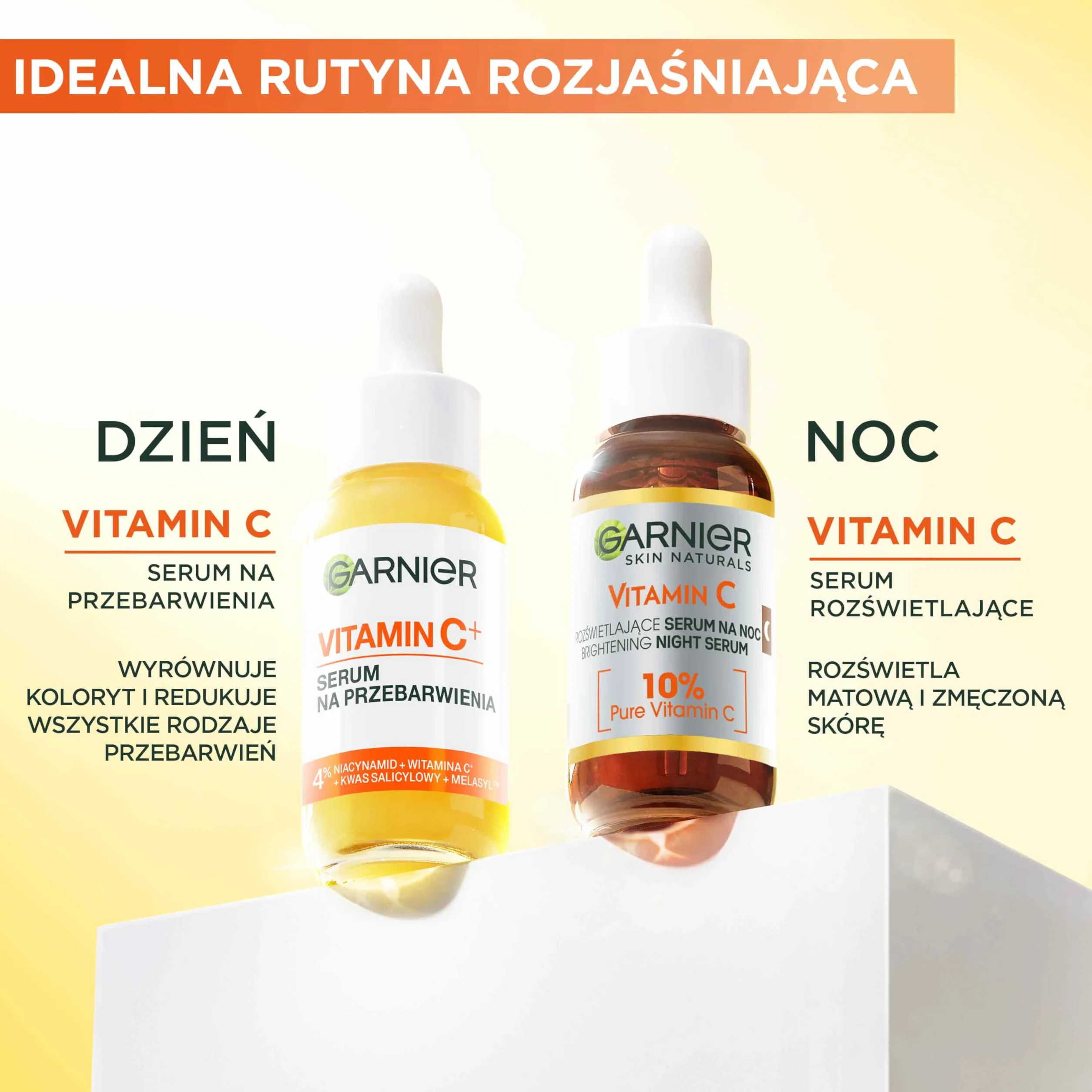 Garnier Vitamin C Serum na Przebarwienia z Witaminą C, Niacynamidem i Kwasem Salicylowym, 30 ml