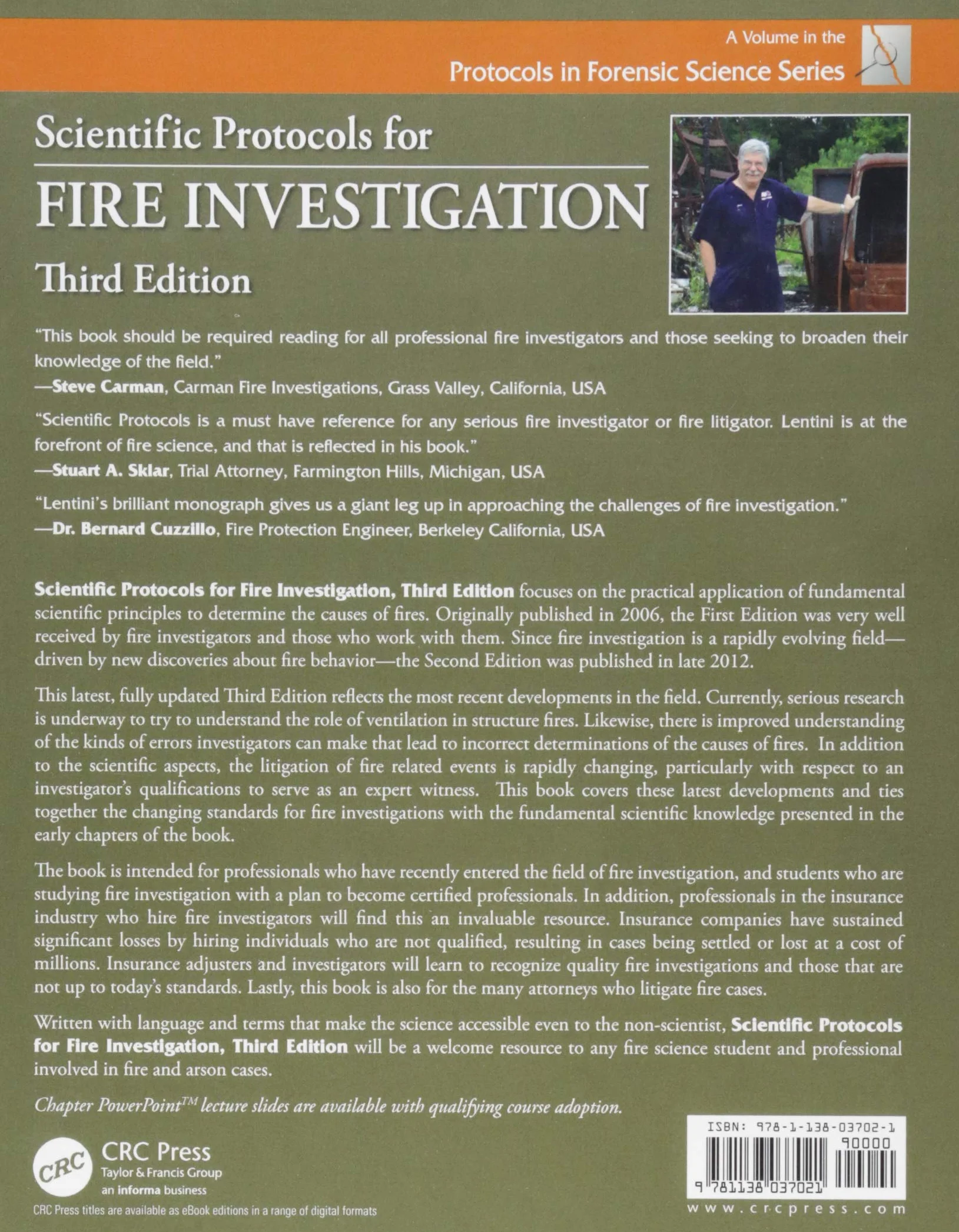 Scientific Protocols for Fire Investigation, Third Edition