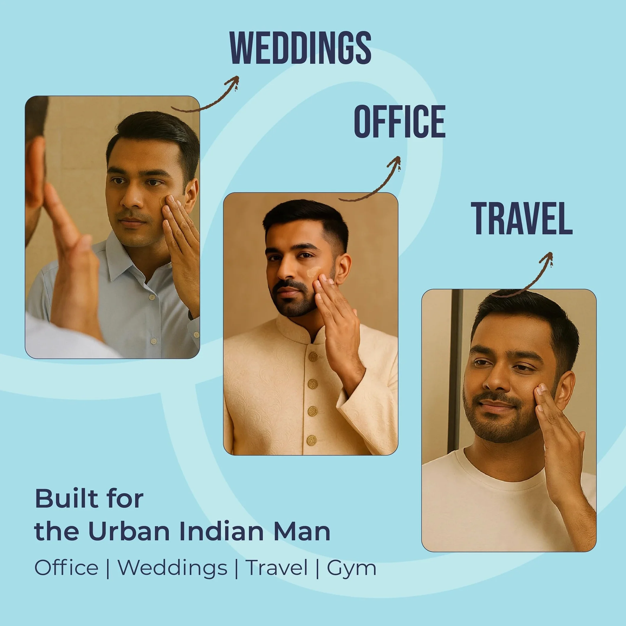 YAAN MAN Tinted Face Moisturizer for Men 30 gm Light