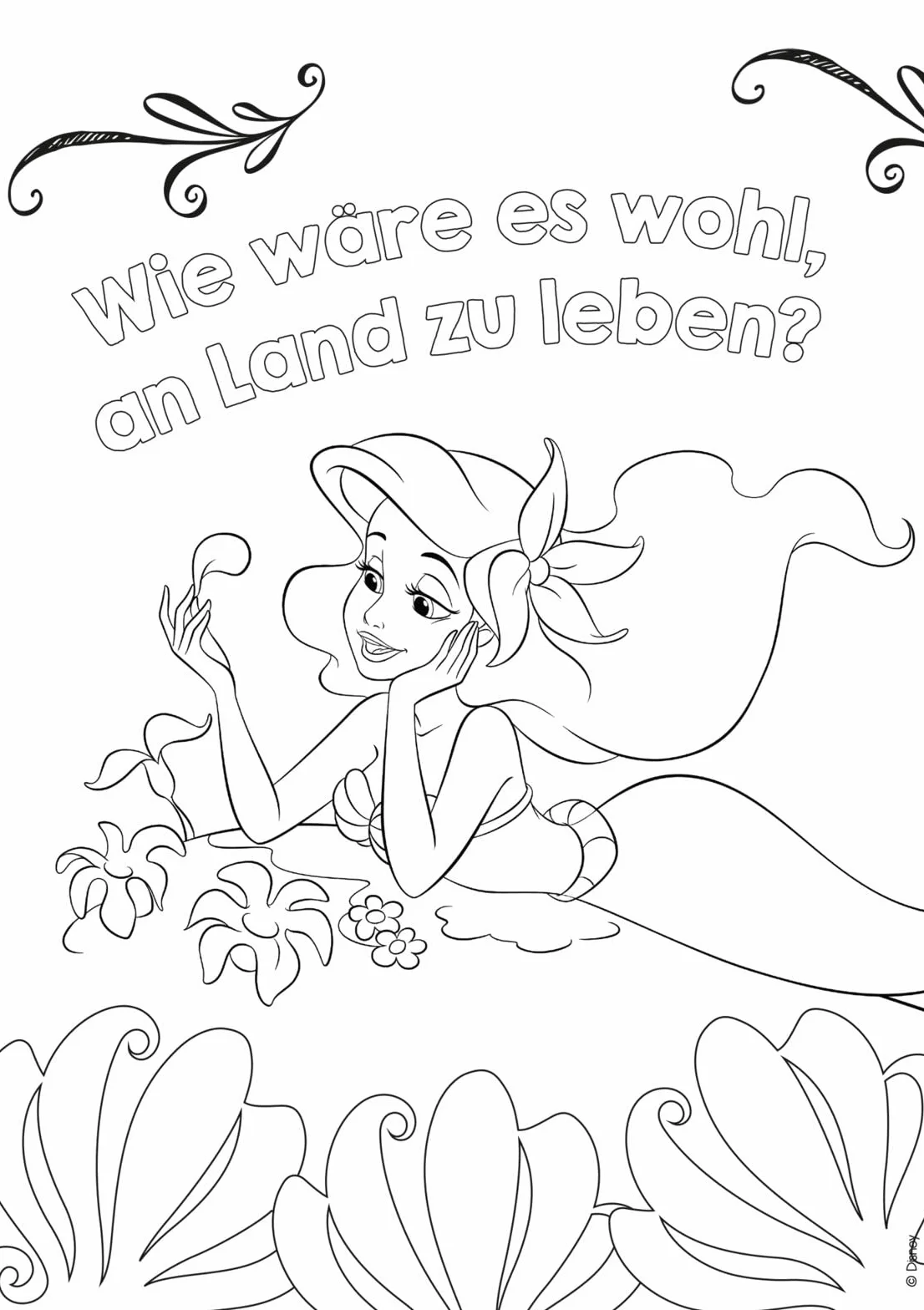 Disney Prinzessin: Unsere schönsten Malbilder: Komm mit ein eine zauberhafte Welt!