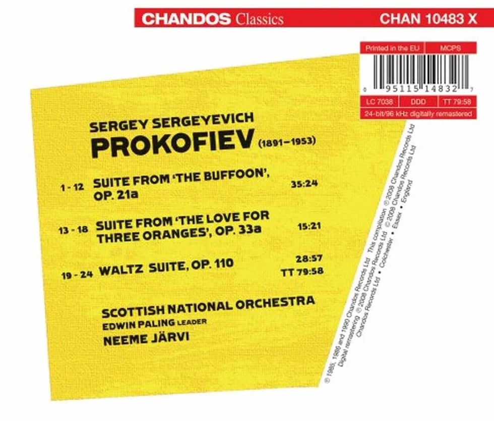 Suite From The Buffoon, Waltz Suite (Jarvi, Scottish No)
