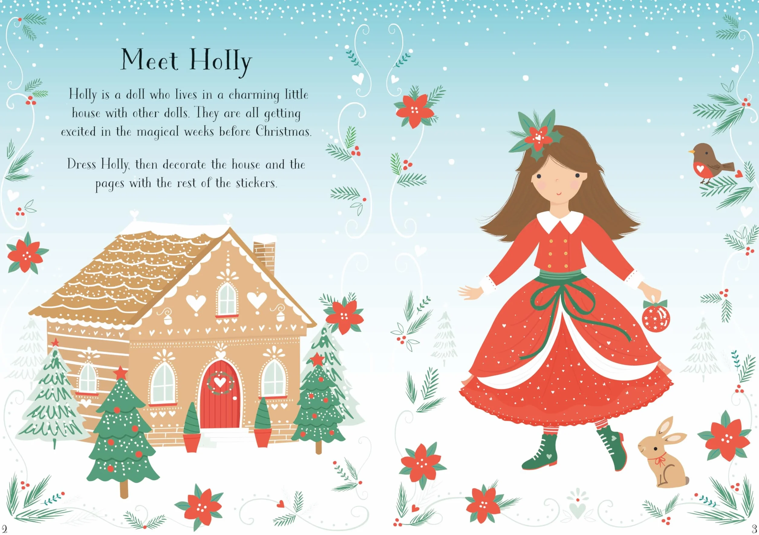 Little Sticker Dolly Dressing Christmas